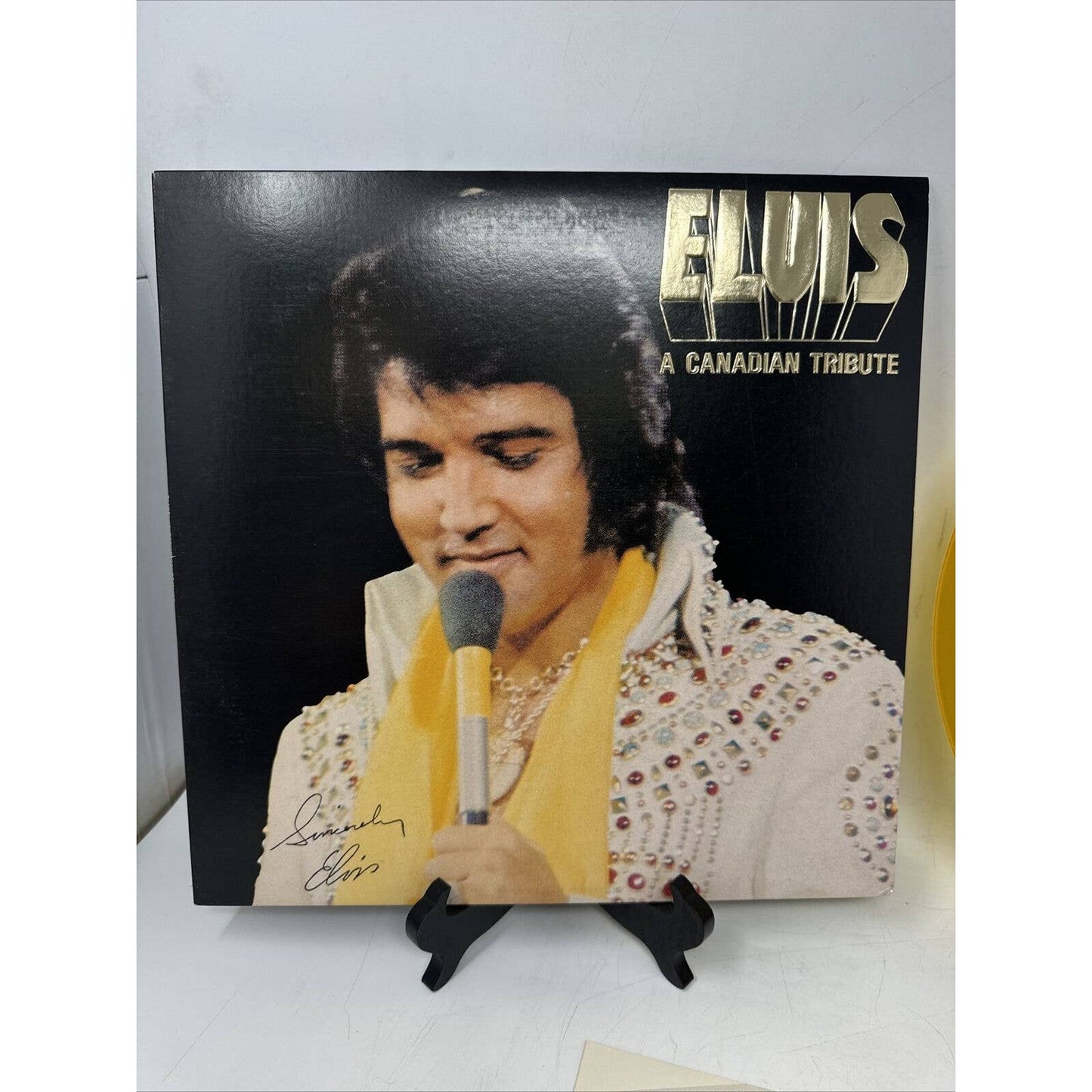 ELVIS "Canadian Tribute" 1978 (RCA/KKL1-7065/YELLOW VINYL/CANADA) RARE NM NICE!