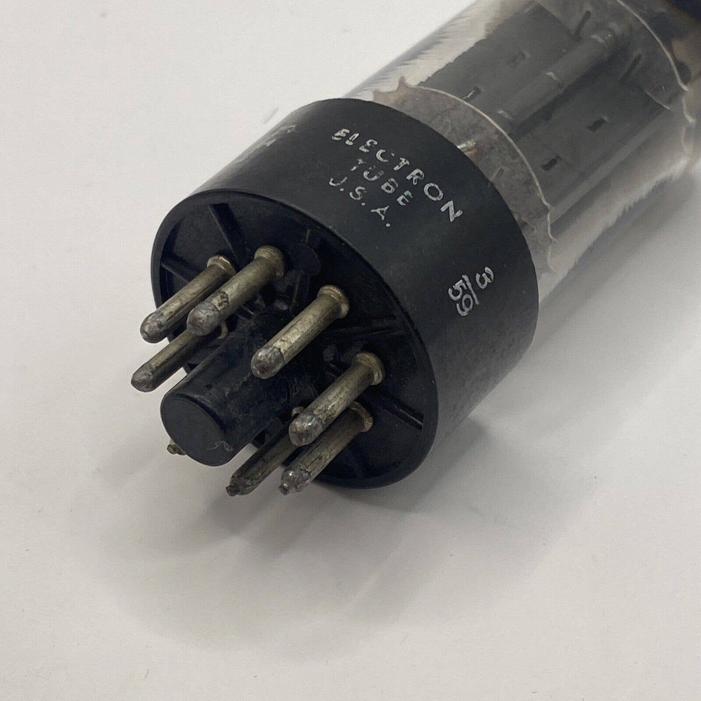 6BX7GT Vacuum Tube - Dual Triode - Chief- Made In USA - Tested With Photos!
