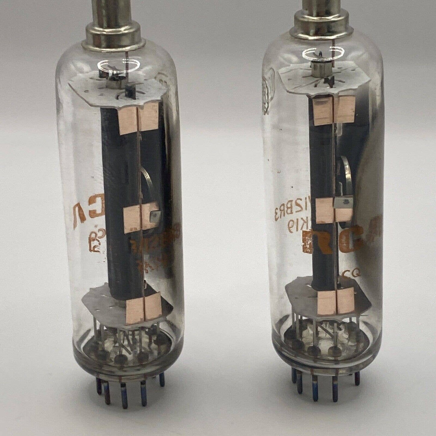 2 - RCA 12AF3/12BR3/12RK19 Damper Flyback Diode TV Valves - Tested W Photos NOS