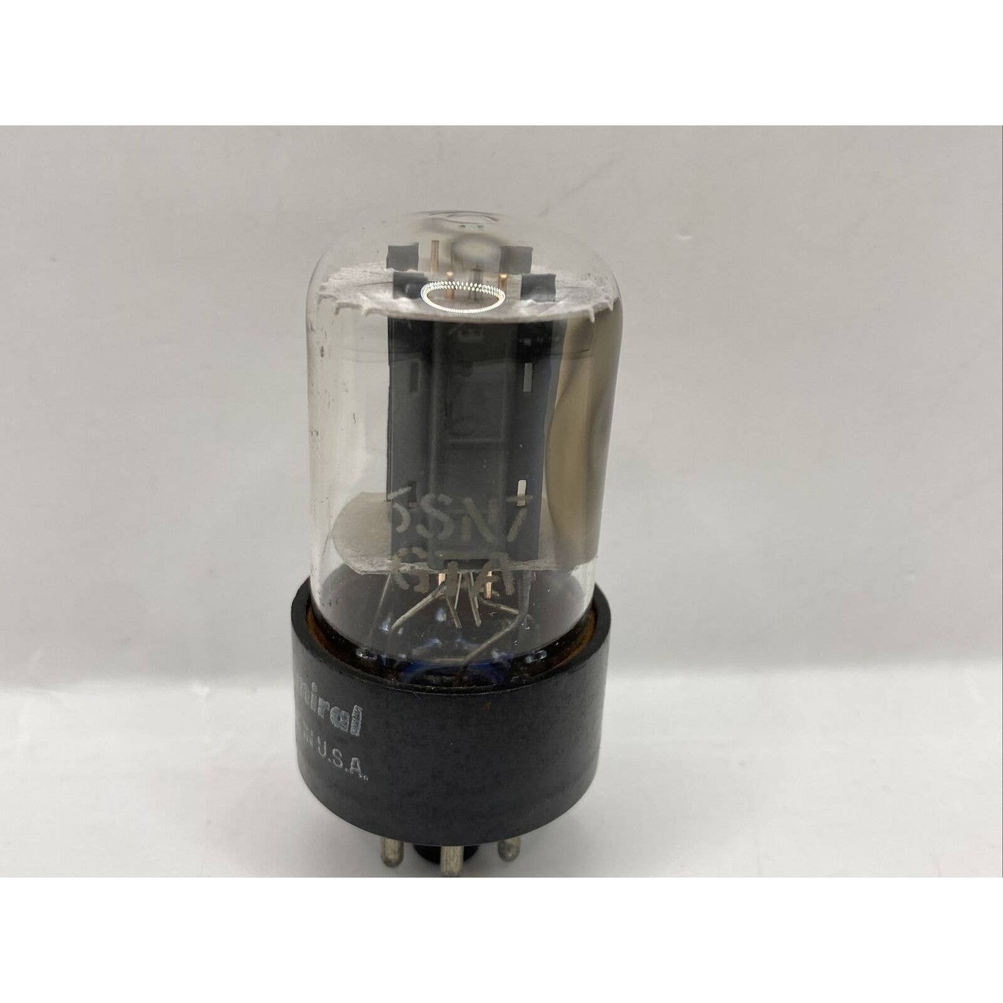 6SN7GTA ADMIRAL Double Triode Tube - Tested With Photos! Vintage