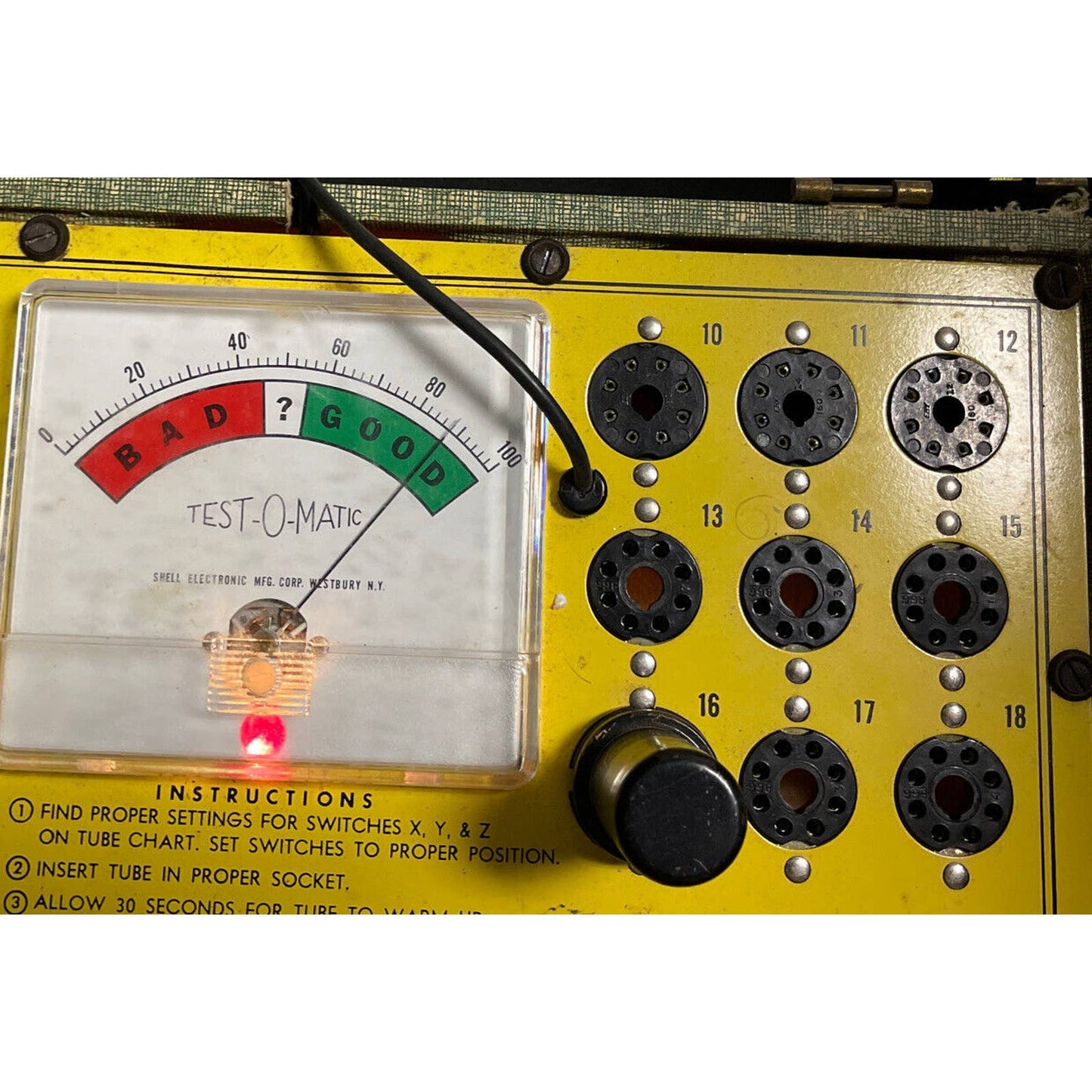 6SK7 Delco Electron/ Vacuum Tube TESTED With Photos!