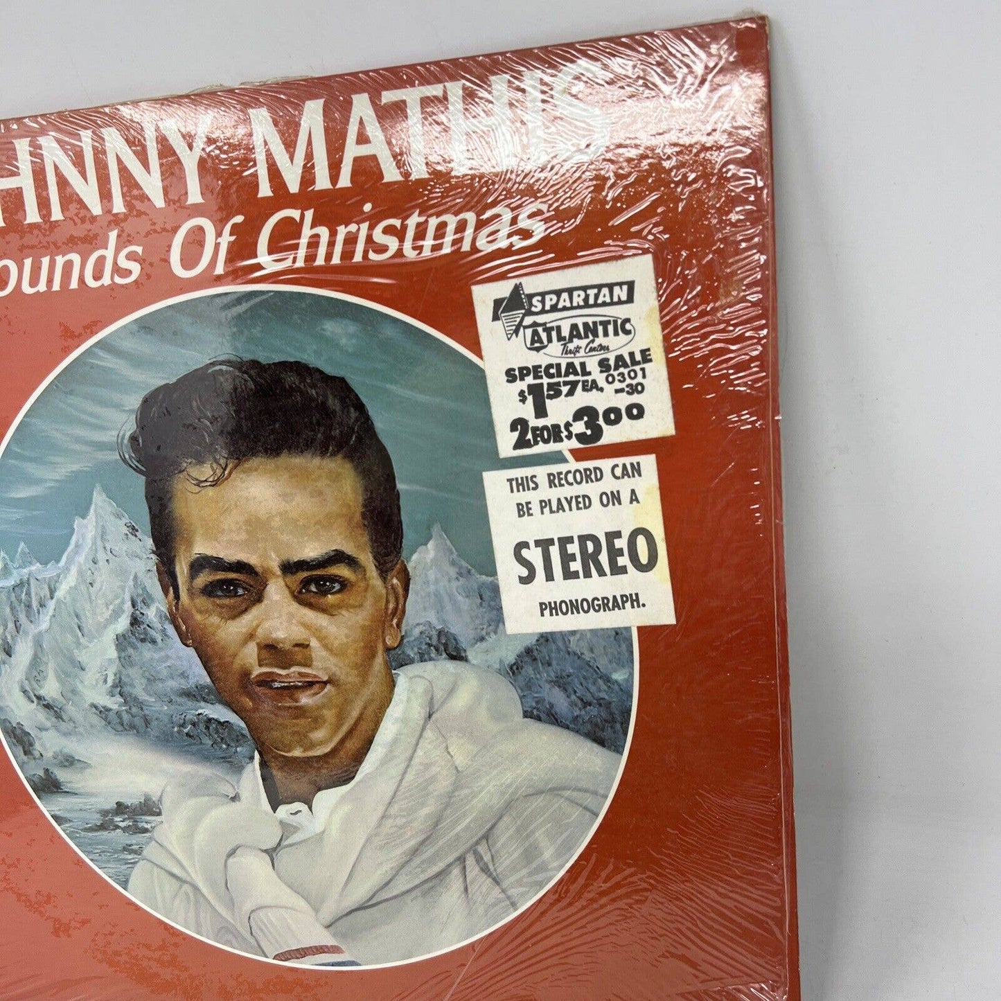 Johnny Mathis Sound of Christmas Music Vinyl Record Mercury Records Shrink Hype