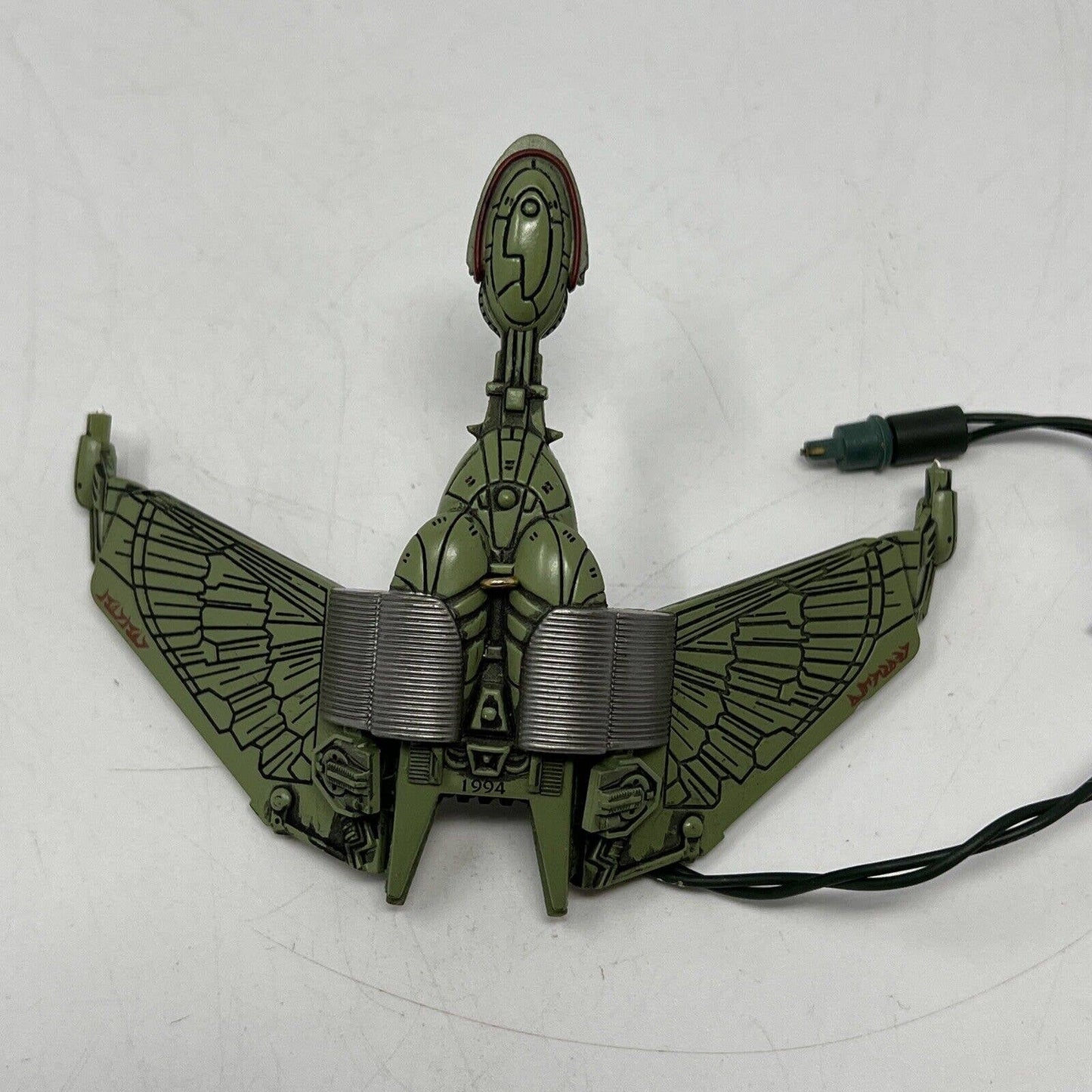 Hallmark Magic Ornament Klingon Bird Of Prey Star Trek Next Generation 1997