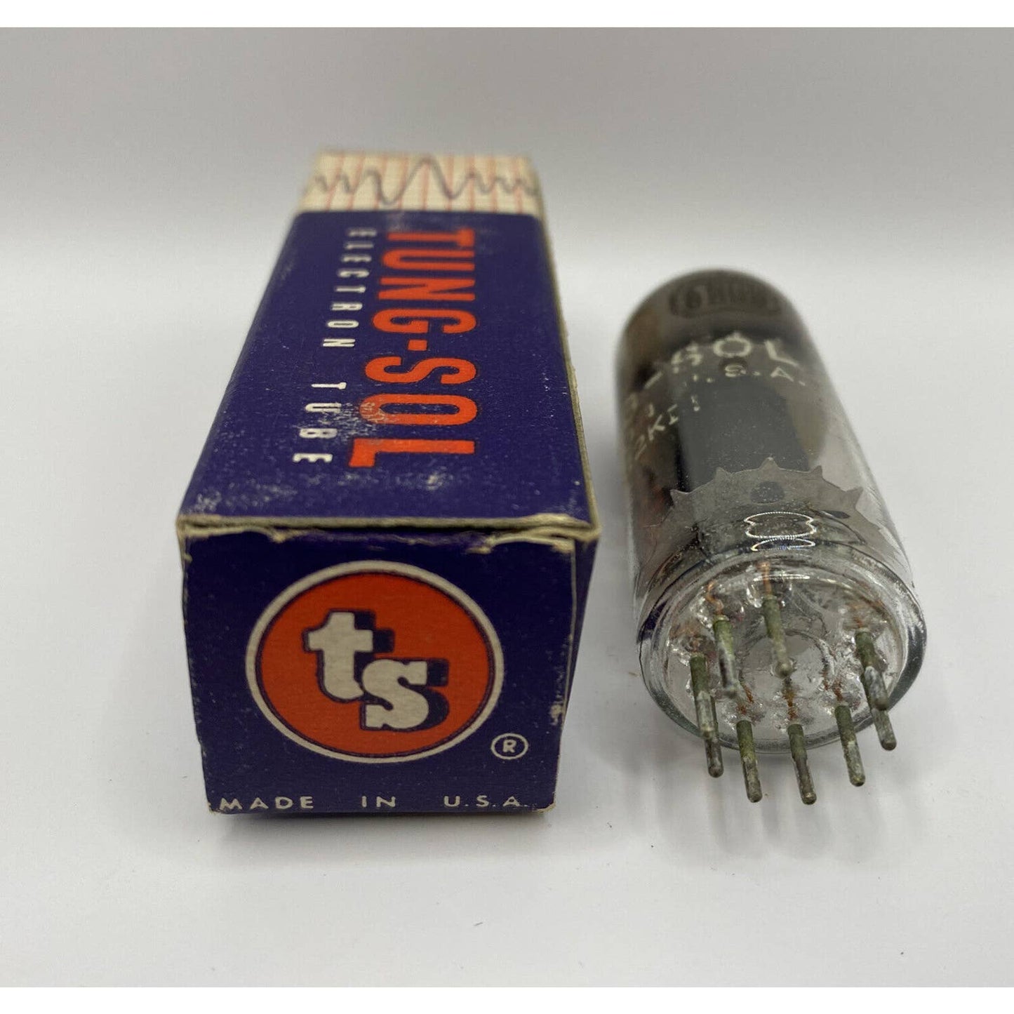 Vintage Tung-Sol Electron/ Vacuum Tube 6BU8 w/ Box TESTED With Photos!