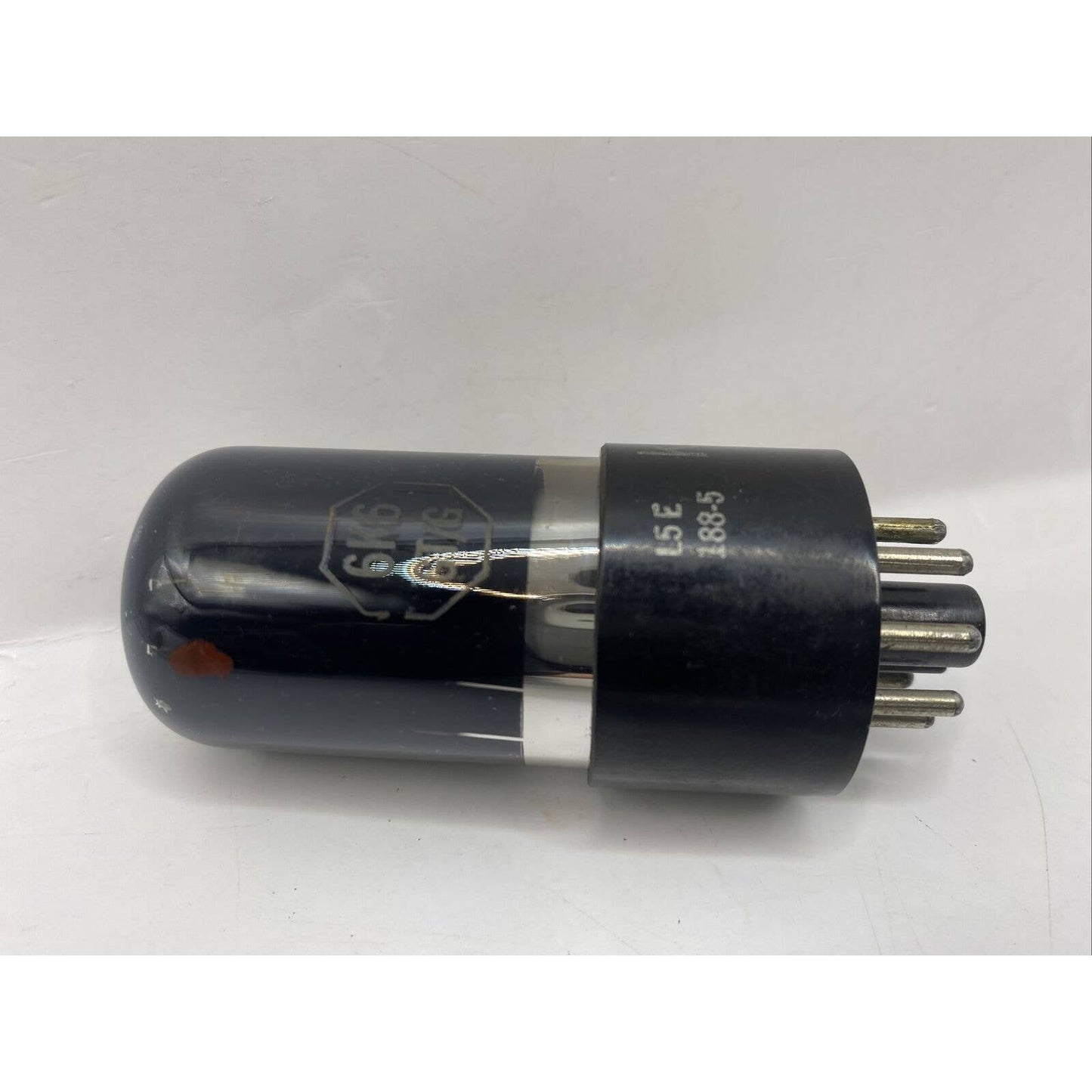6K6gt/g Ken-Rad Tube Black Glass USA Tested With Photos!