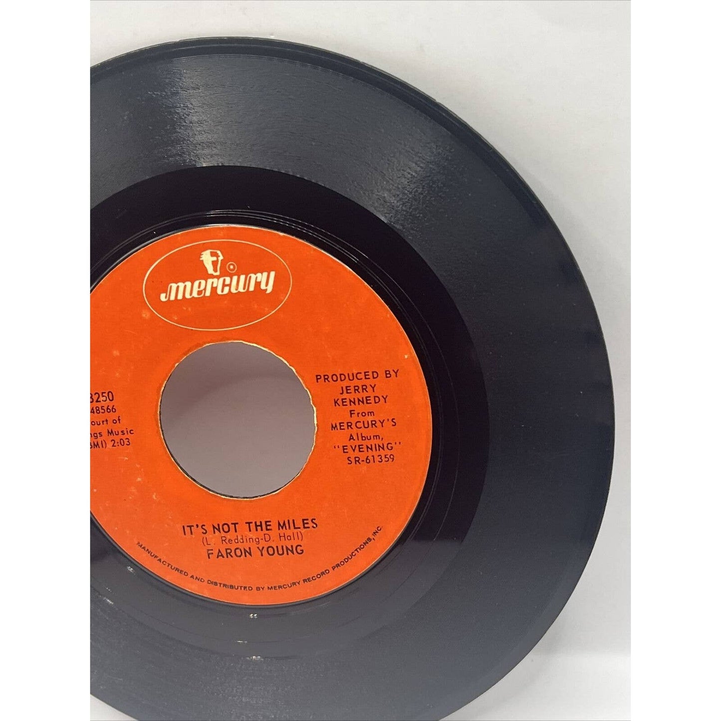 FARON YOUNG Its Four in the Morning/Its Not the Miles 45 Vinyl Mercury Records