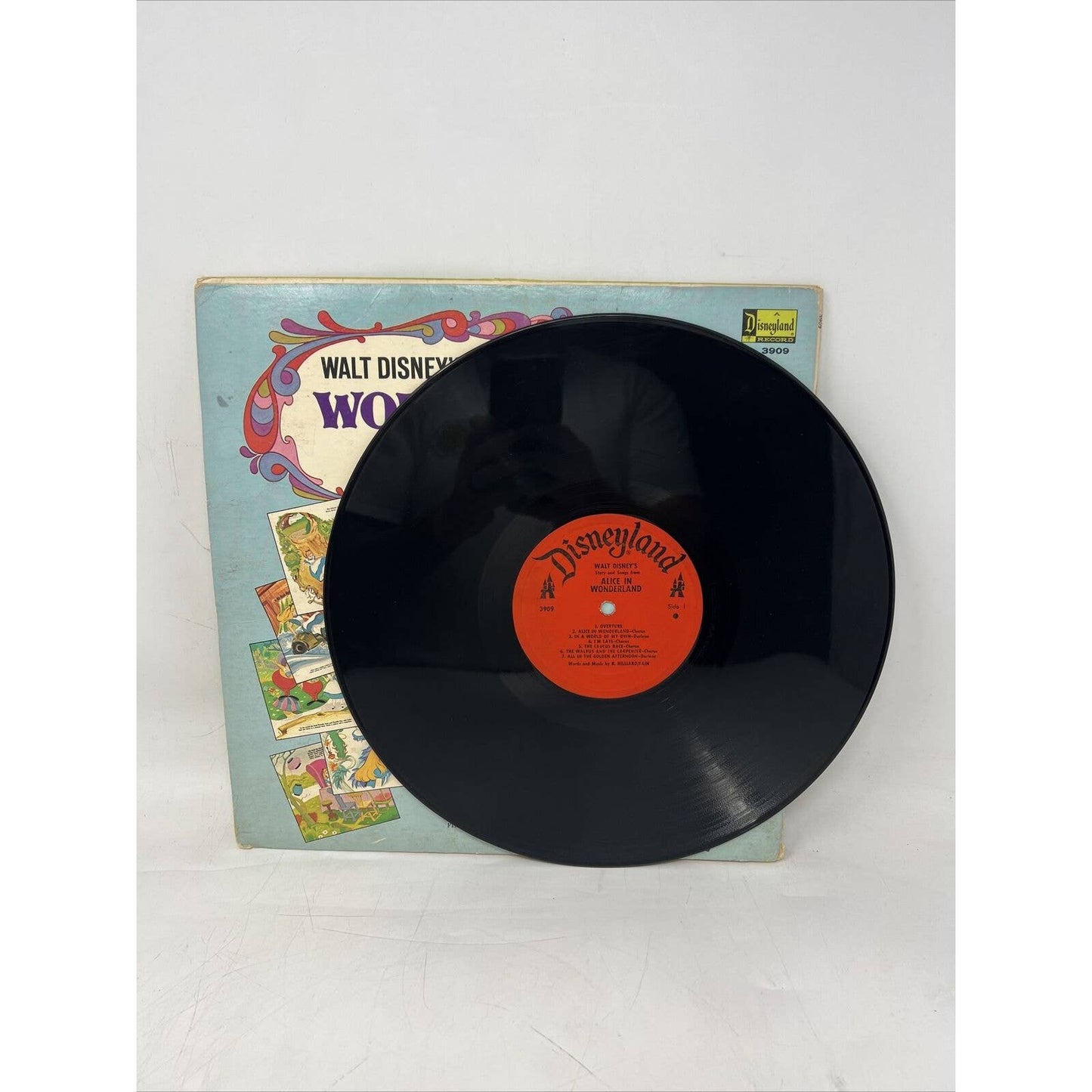 Walt Disney's Alice In Wonderland 1969 Vinyl LP Disneyland Records With Booklet