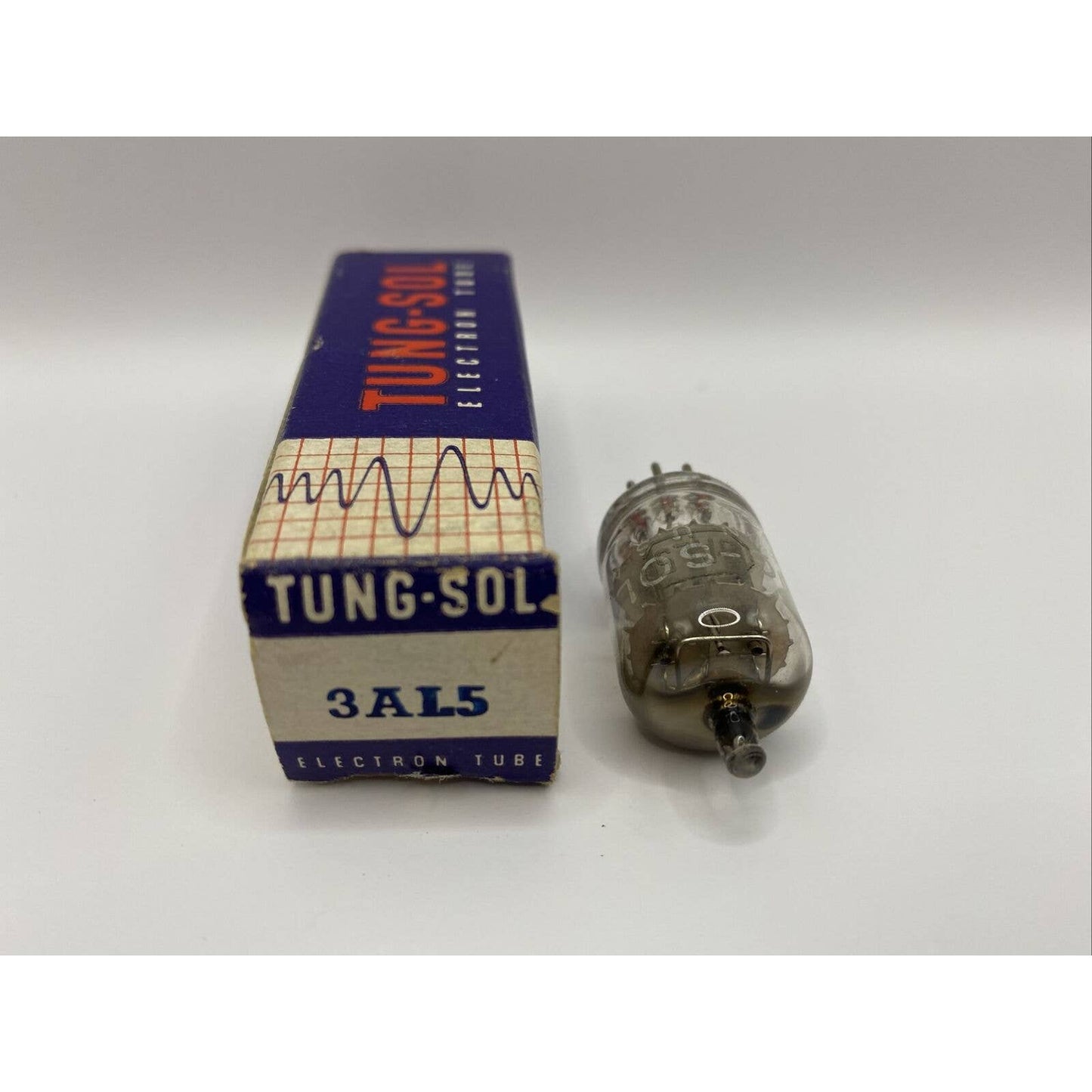Vintage Tung-Sol Electron/ Vacuum Tube 3AL5 w/ Box TESTED With Photos!