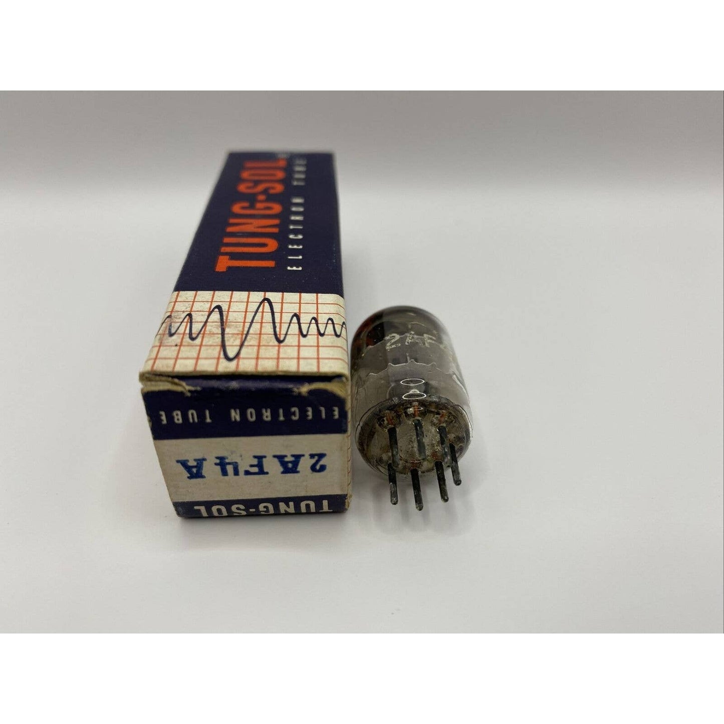 Vintage Tung-Sol Electron/ Vacuum Tube 2AF4A w/ Box TESTED With Photos!