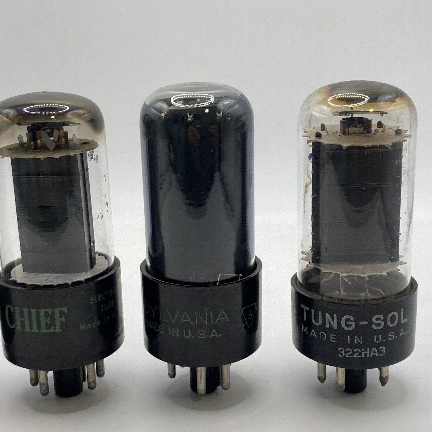 6W6 GT - AUDIO GUITAR AMPLIFIER HAM RADIO TV tube - LOT of 5 TESTED W PHOTOS!