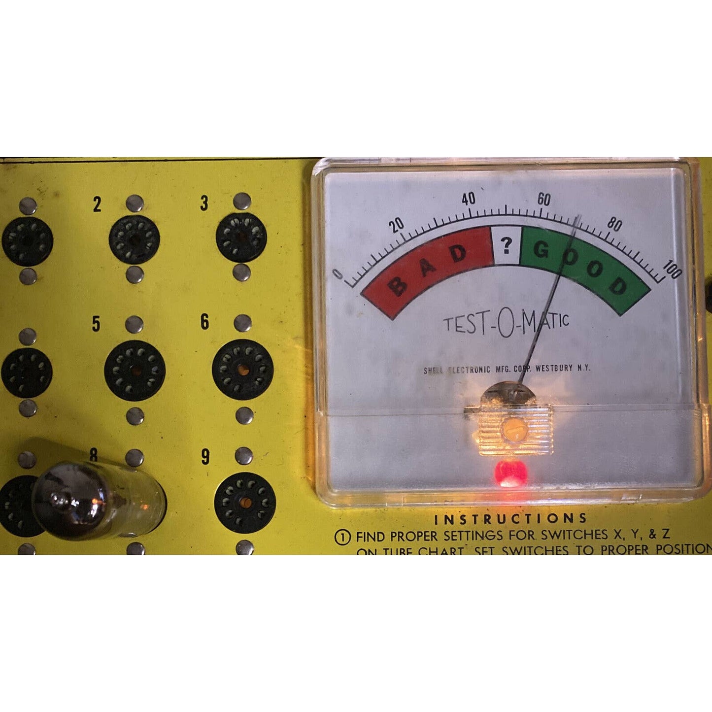 Vintage Raytheon Electron/ Vacuum Tube 3BU8 w/ Box TESTED With Photos!