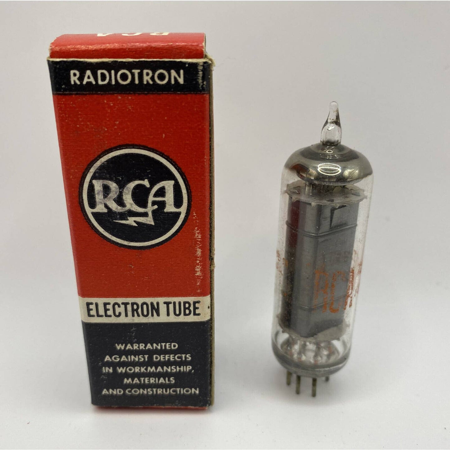 Vintage RCA Electron/ Vacuum Tube 6BF5 w/ Box TESTED With Photos!