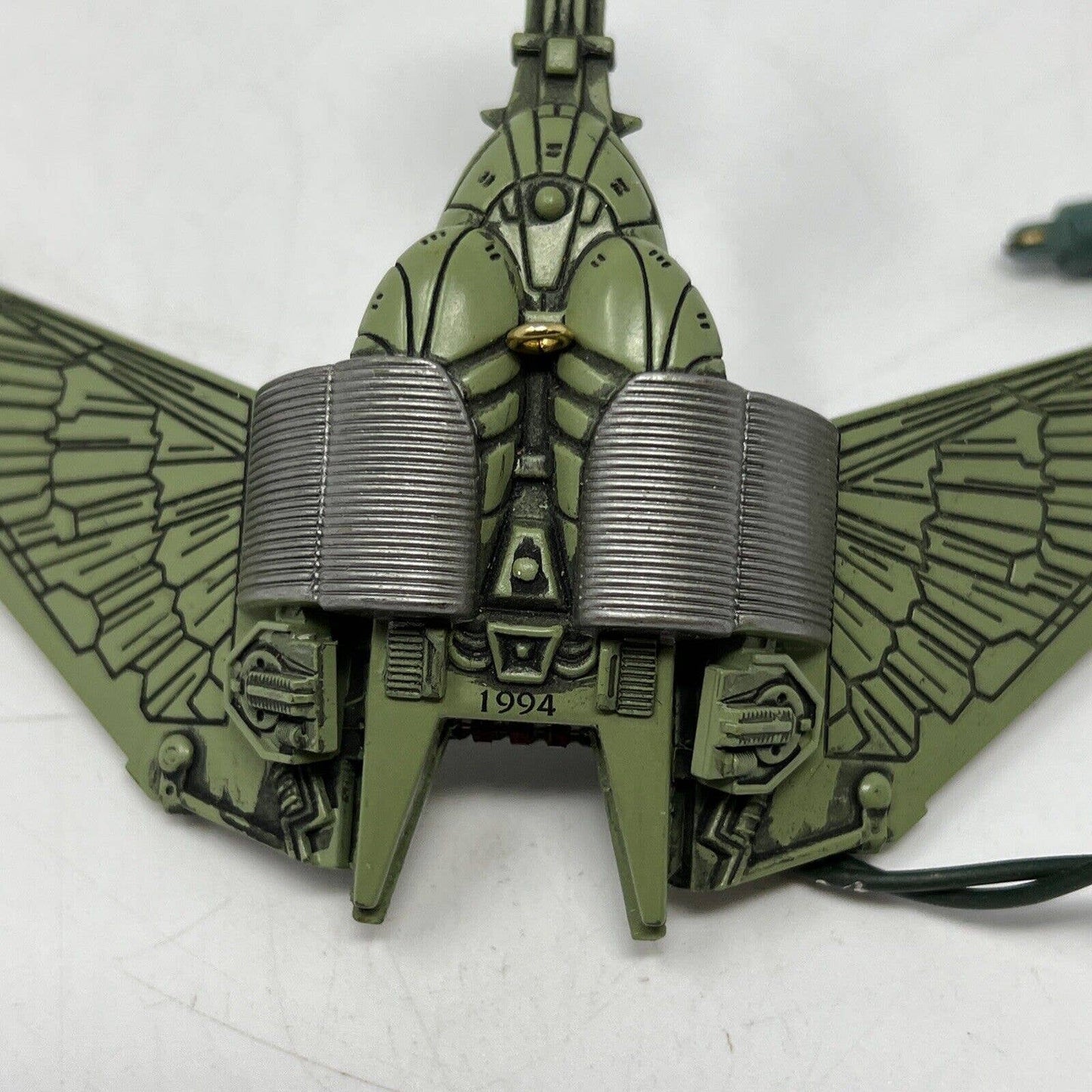 Hallmark Magic Ornament Klingon Bird Of Prey Star Trek Next Generation 1997
