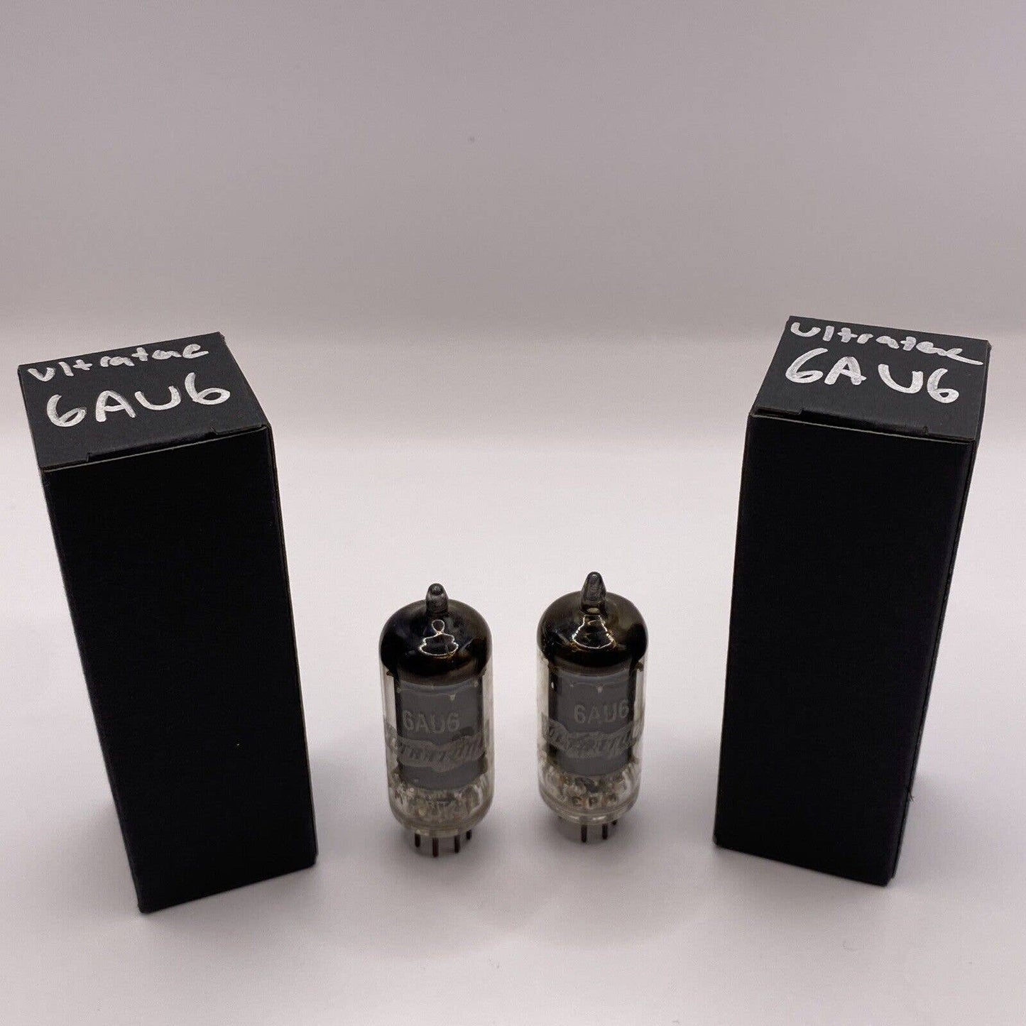 2 Vintage Ultratone 6AU6/CV2524 Vacuum Tubes Amplifier Valve - Tested W Photos!