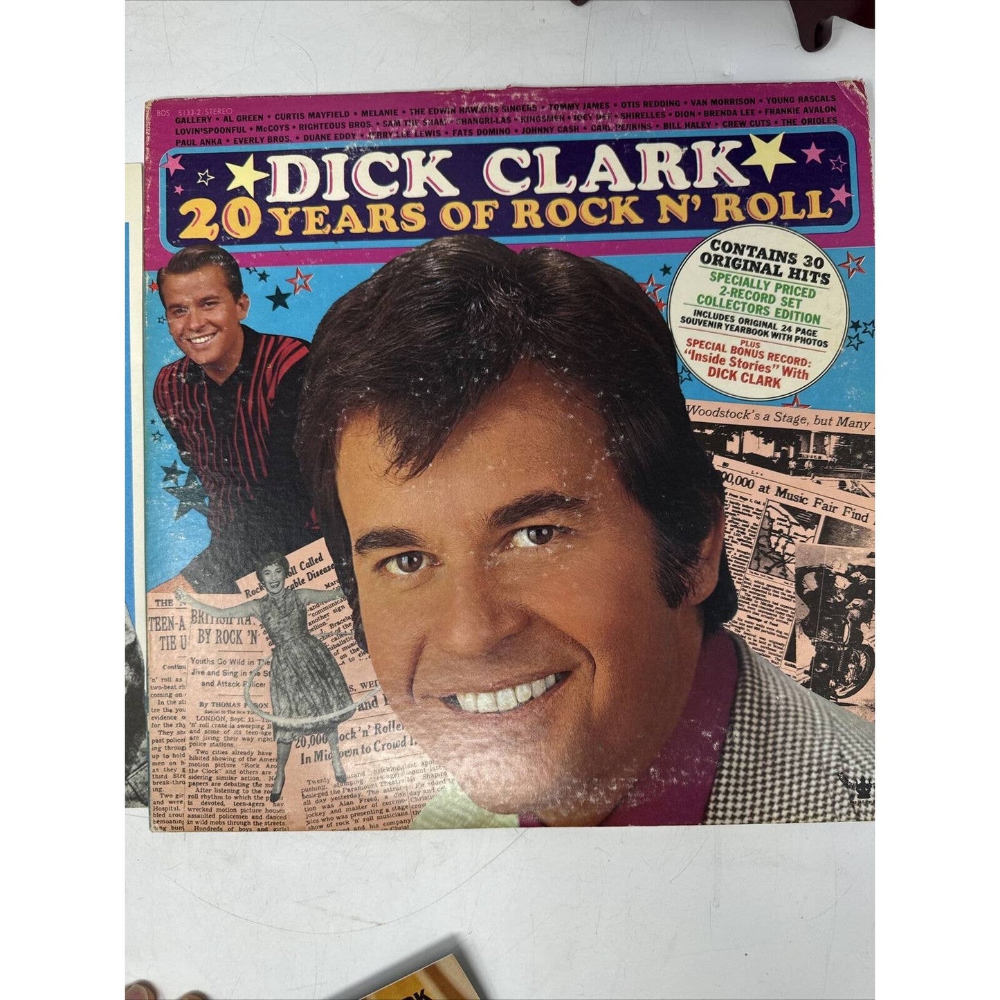 Dick Clark 20 Years Of Rock N' Roll 1973 2x LP Vinyl Buddah With The Bonuses