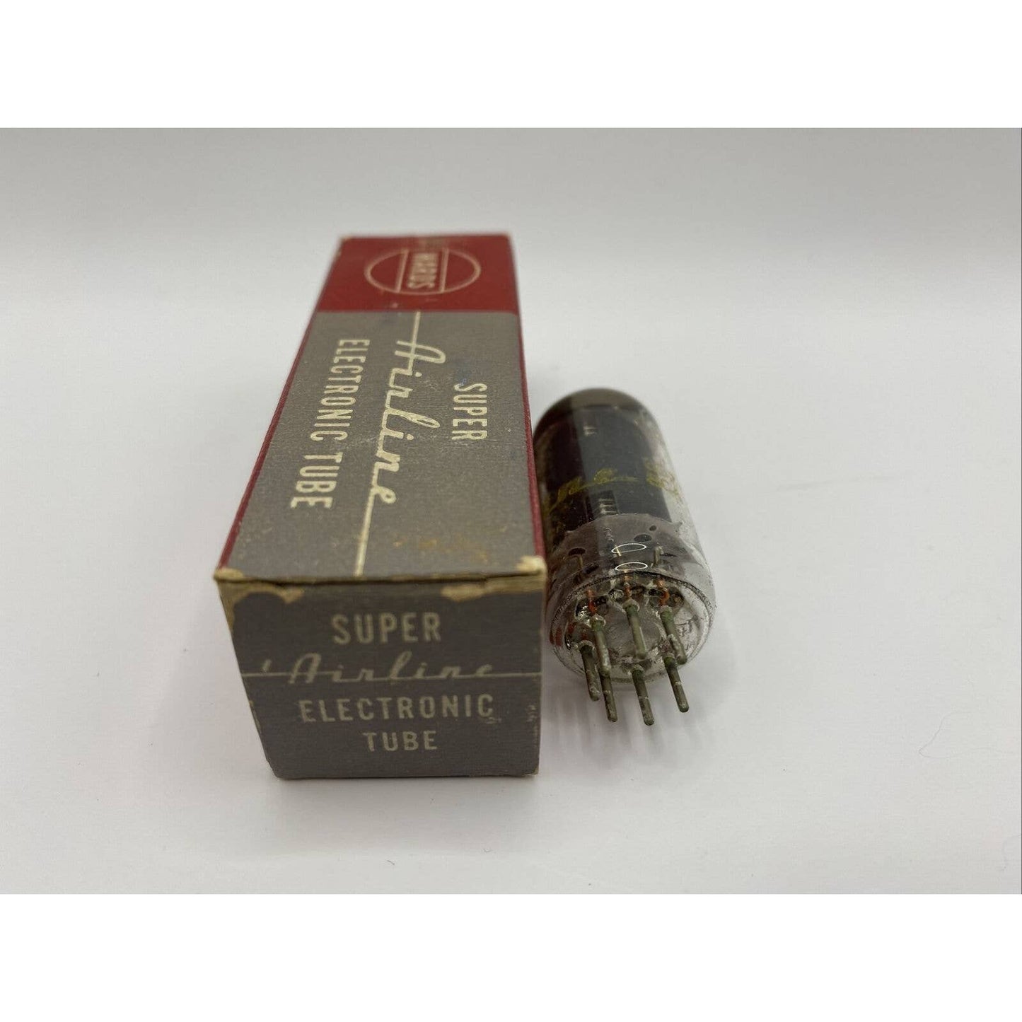 Vintage Wards Airline Electron/ Vacuum Tube 3BY6 w/ Box TESTED With Photos!