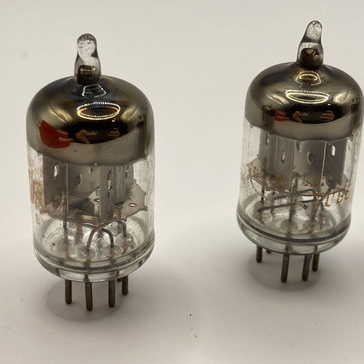 6AL5 -4 RCA Vacuum Tubes - Amp - Amplifier - Ham Radio Valves - Tested W Photos!