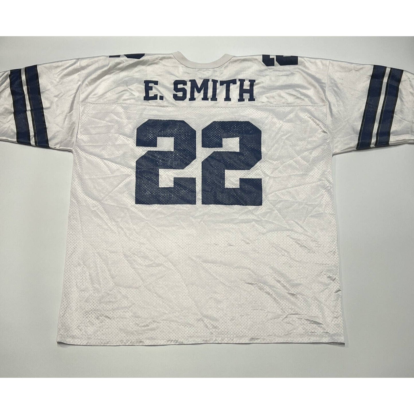 Vintage White Mens XXL #22 Emmitt Smith Jersey Logo Athletic NFL Dallas Cowboys