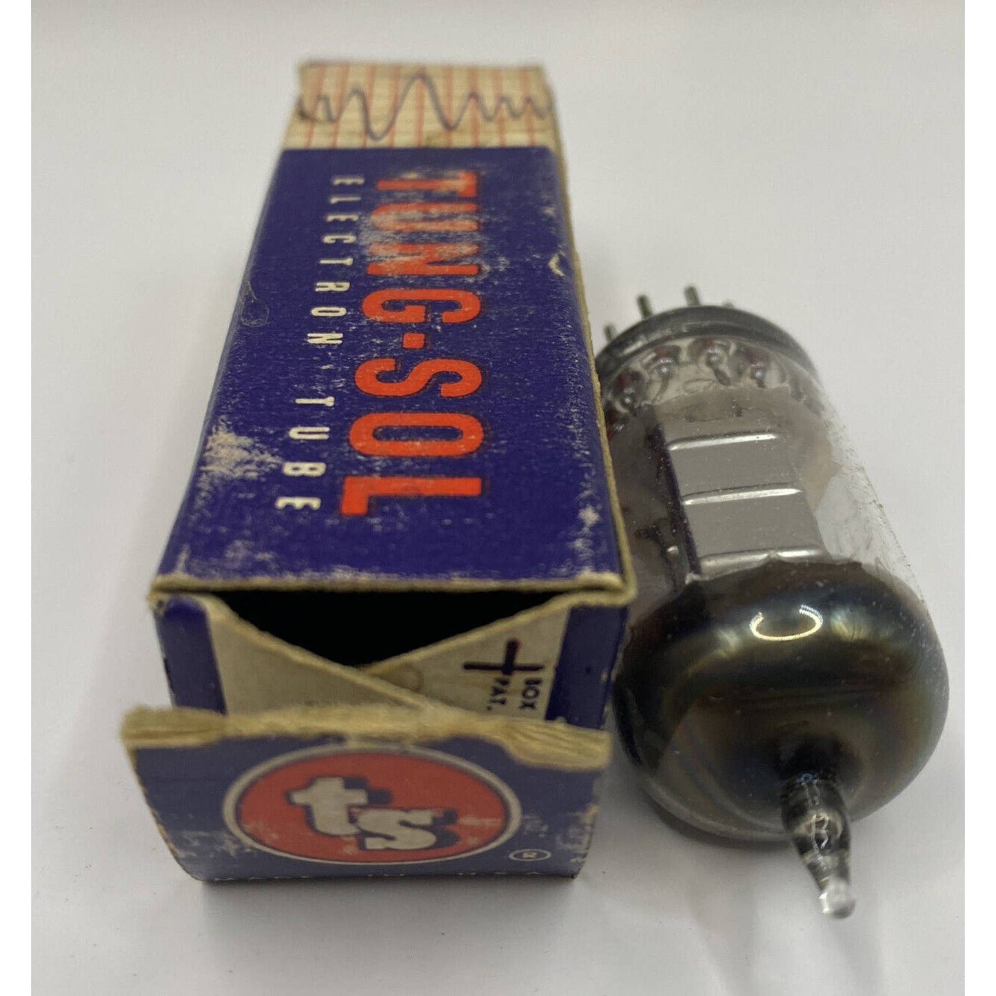 Vintage Tung-Sol Electron/ Vacuum Tube 6CN7 w/ Box TESTED With Photos!