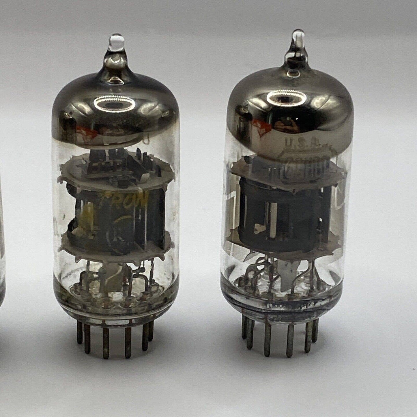 6GH8 4 PACK RCA A VACUUM TUBES Amplifier - Ham Radio - Valve - Tested W Photos!