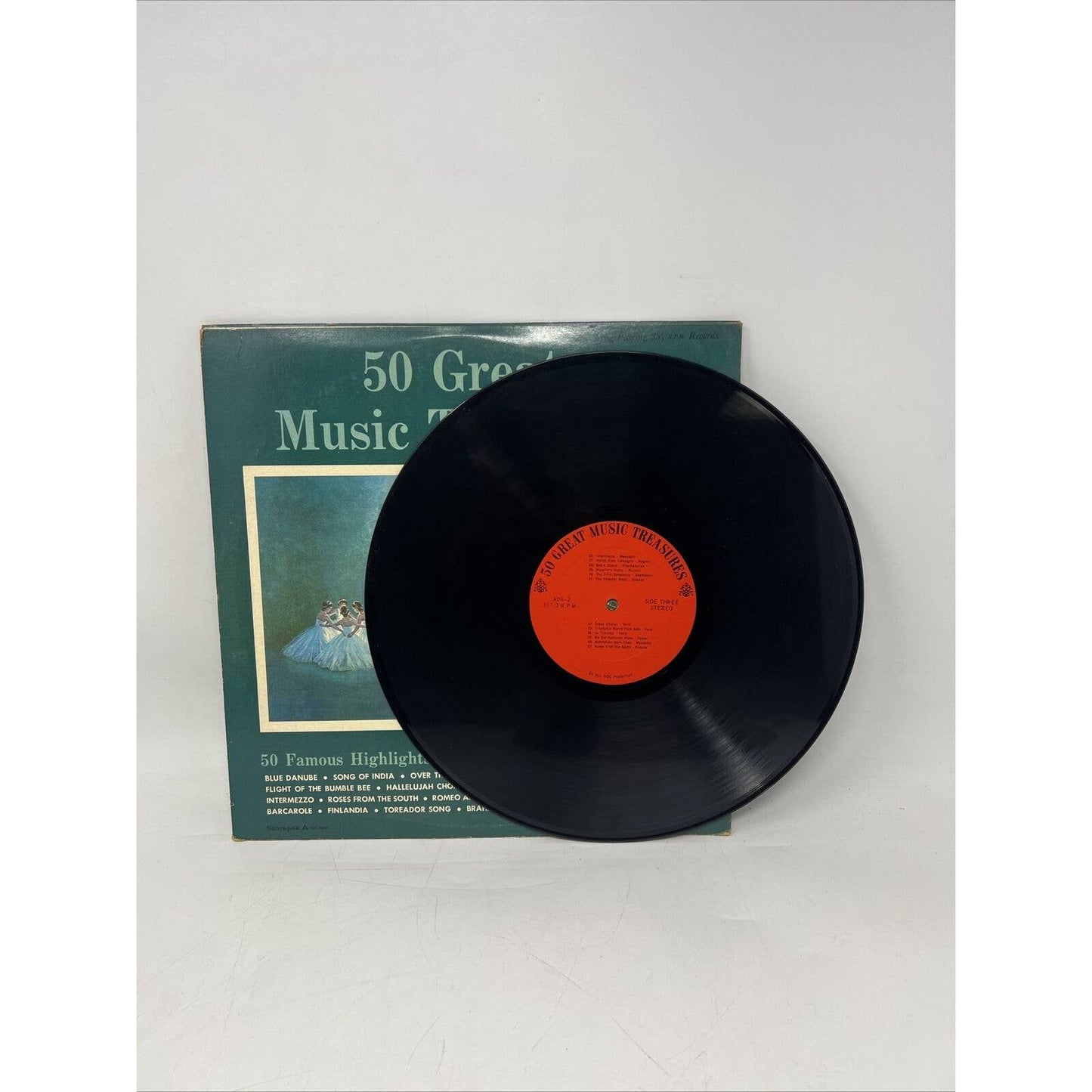 50 Great Music Treasures - Operas Symphonies & Ballet 33 LP 2 Vinyl Records