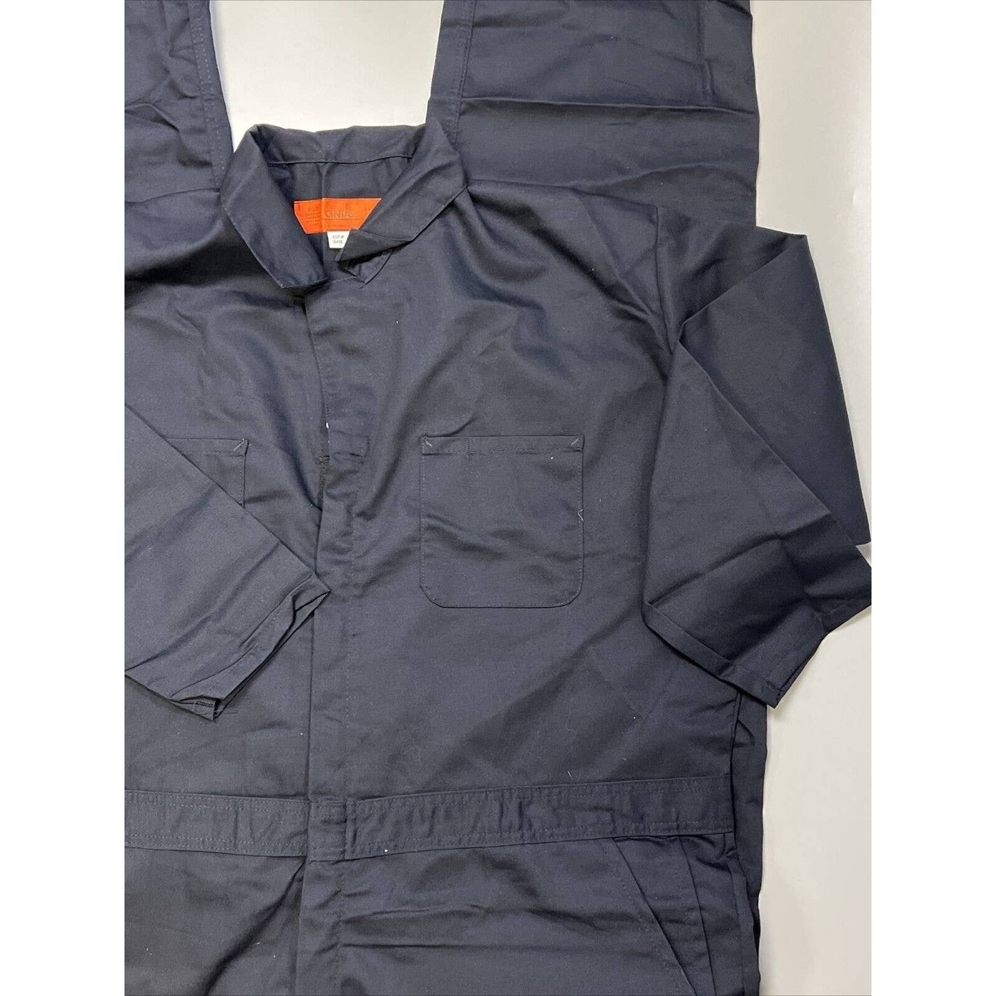 CINTAS Men's Navy Blue Zip Front Coverall 912-20 RN 17910 52 RG Michael Myers