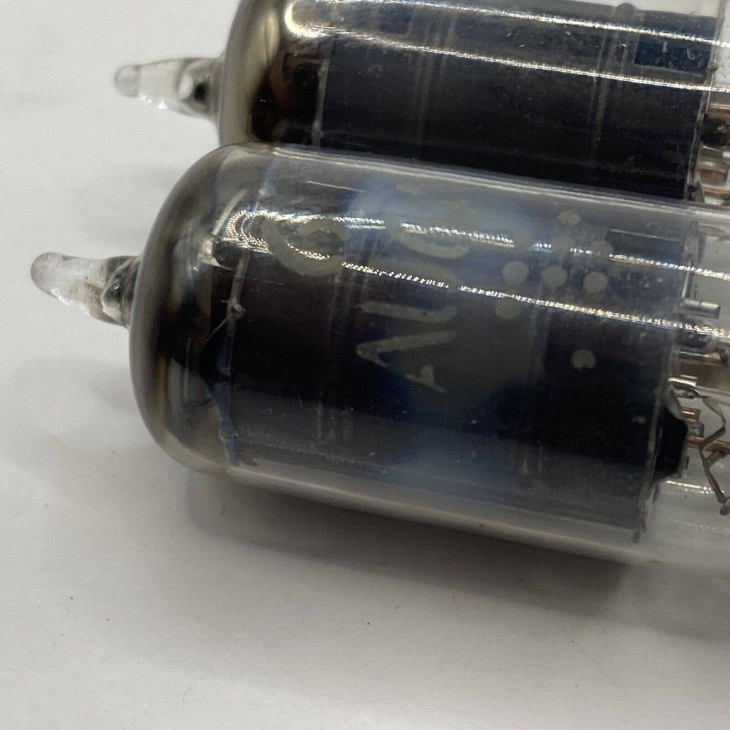 2 6AU6A vacuum tube GE Amp Ham Radio - pentode - Close Match Pair Tested W Photo