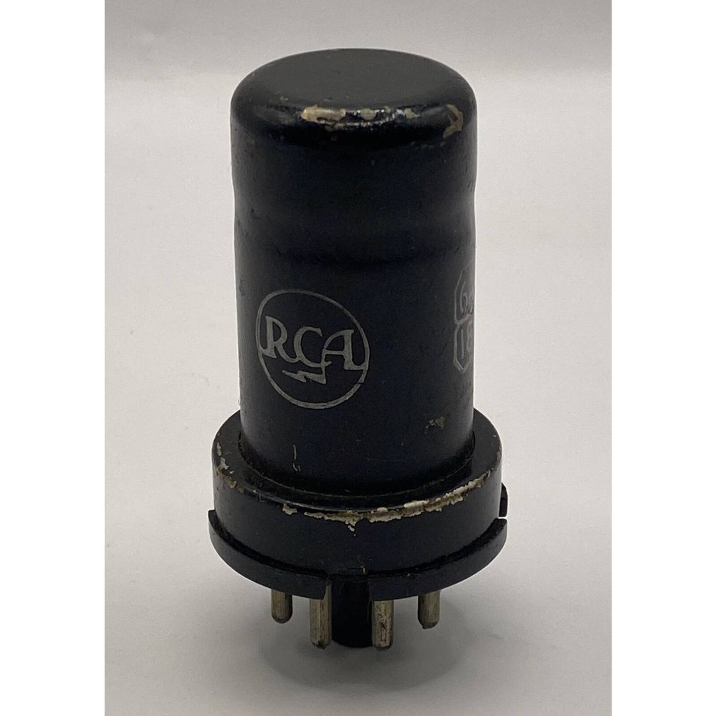 6AC7 1852 VINTAGE RCA Metal Can Vintage Vacuum Tube TV Radio Valve Tested!