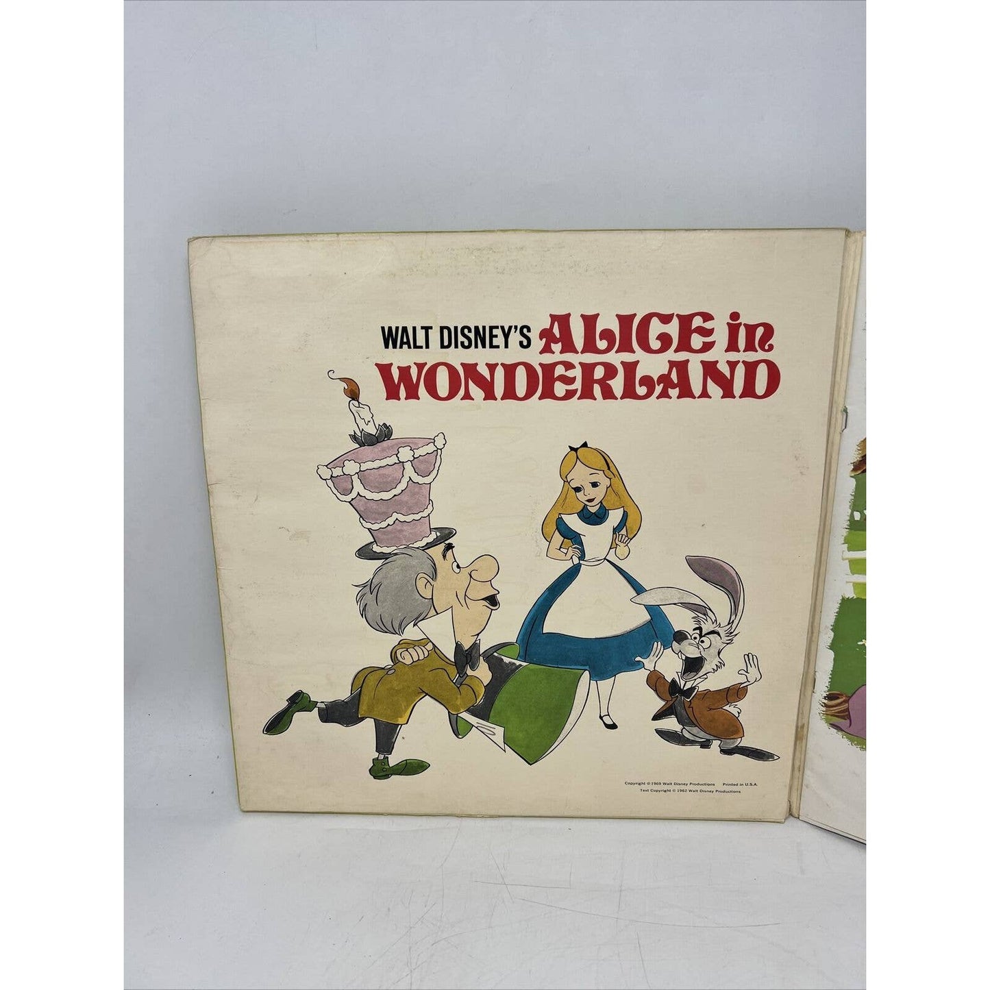 Walt Disney's Alice In Wonderland 1969 Vinyl LP Disneyland Records With Booklet