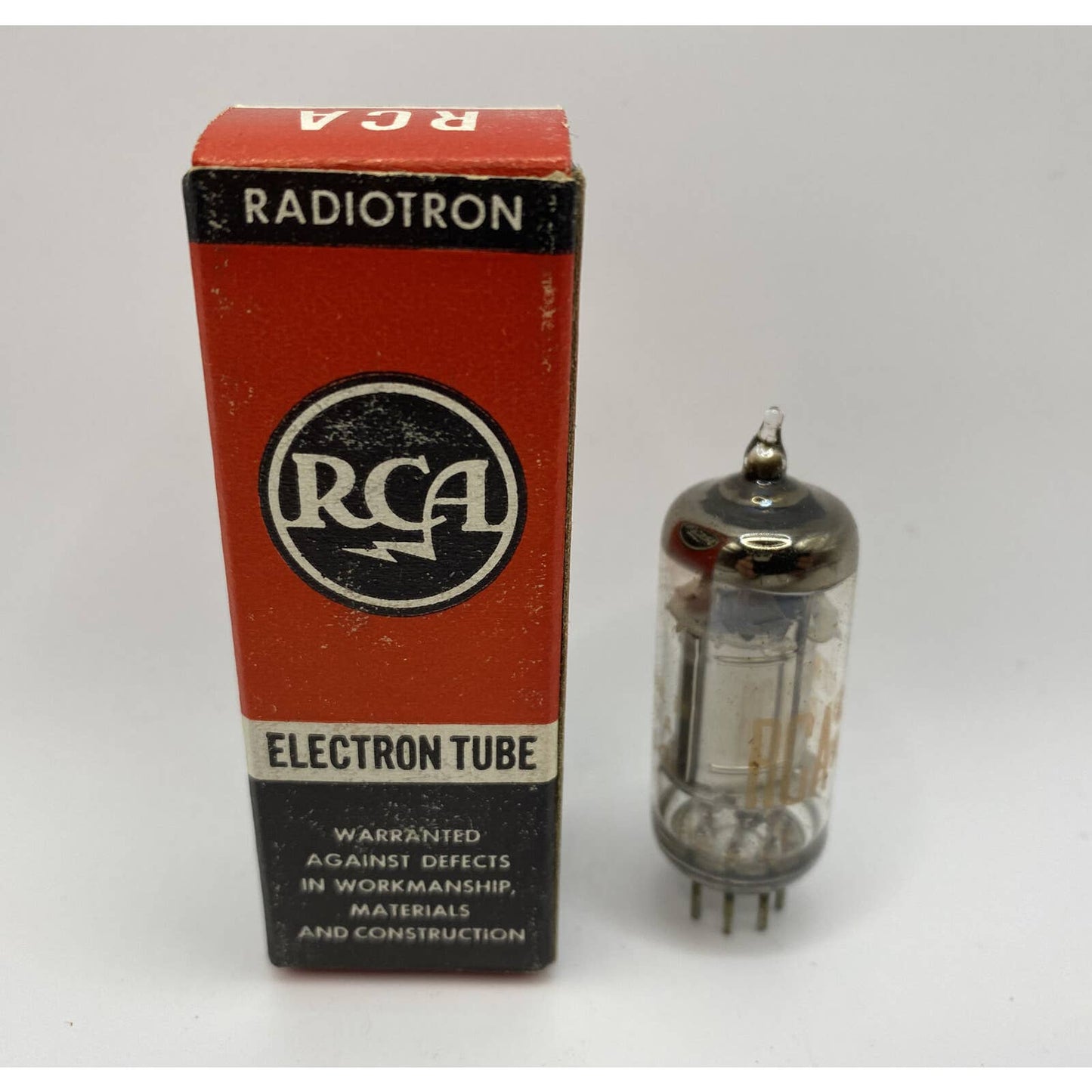 Vintage RCA Electron/ Vacuum Tube 6CR6 w/ Box TESTED With Photos!