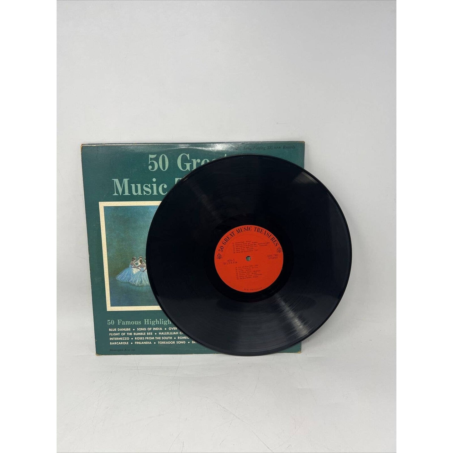 50 Great Music Treasures - Operas Symphonies & Ballet 33 LP 2 Vinyl Records