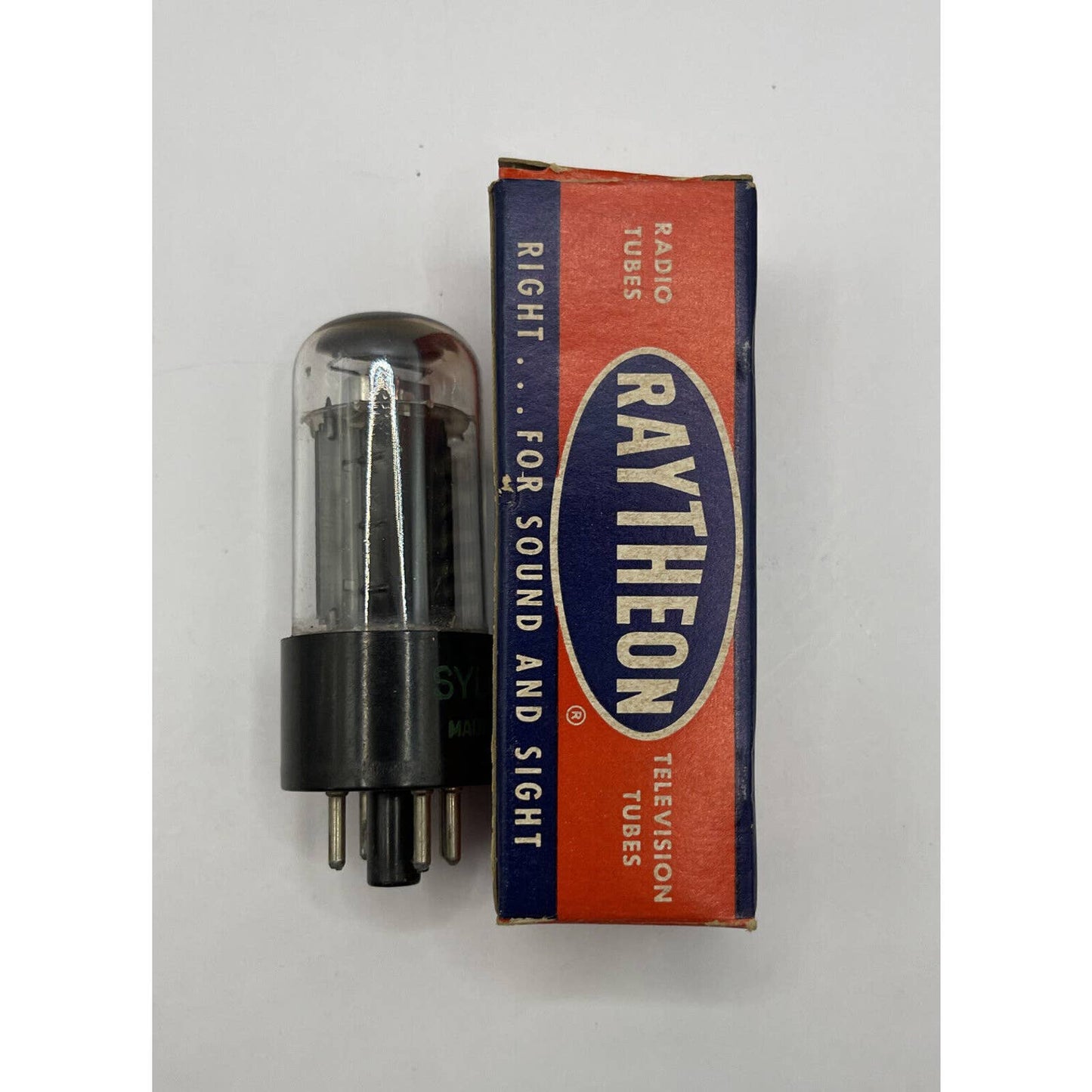 6AV5 Raytheon Electron/ Vacuum Tube 6AV5 w/ Box TESTED With Photos!