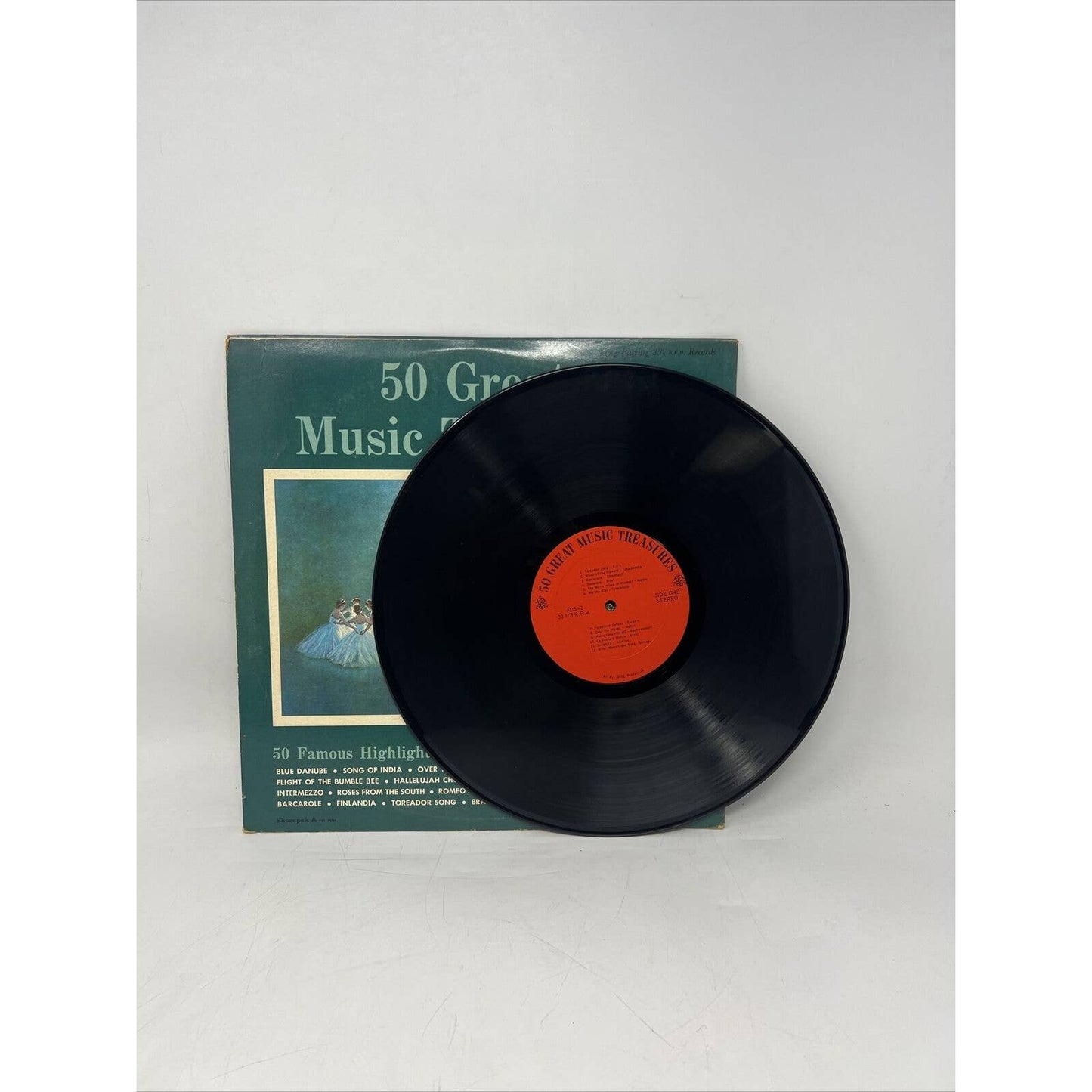 50 Great Music Treasures - Operas Symphonies & Ballet 33 LP 2 Vinyl Records