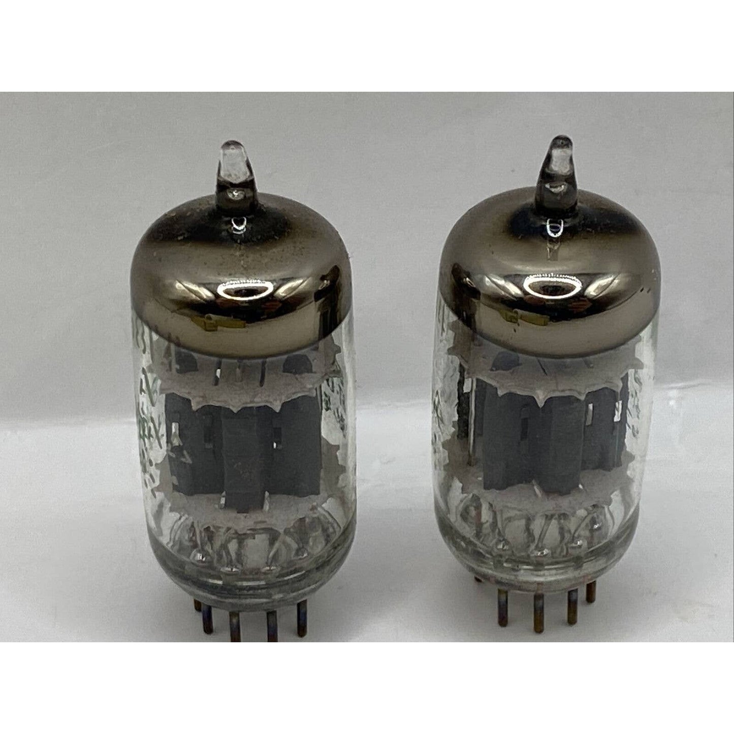2 1966 SYLVANIA JHS-5814A HD MILITARY GRADE TUBES - Tested With Photos!