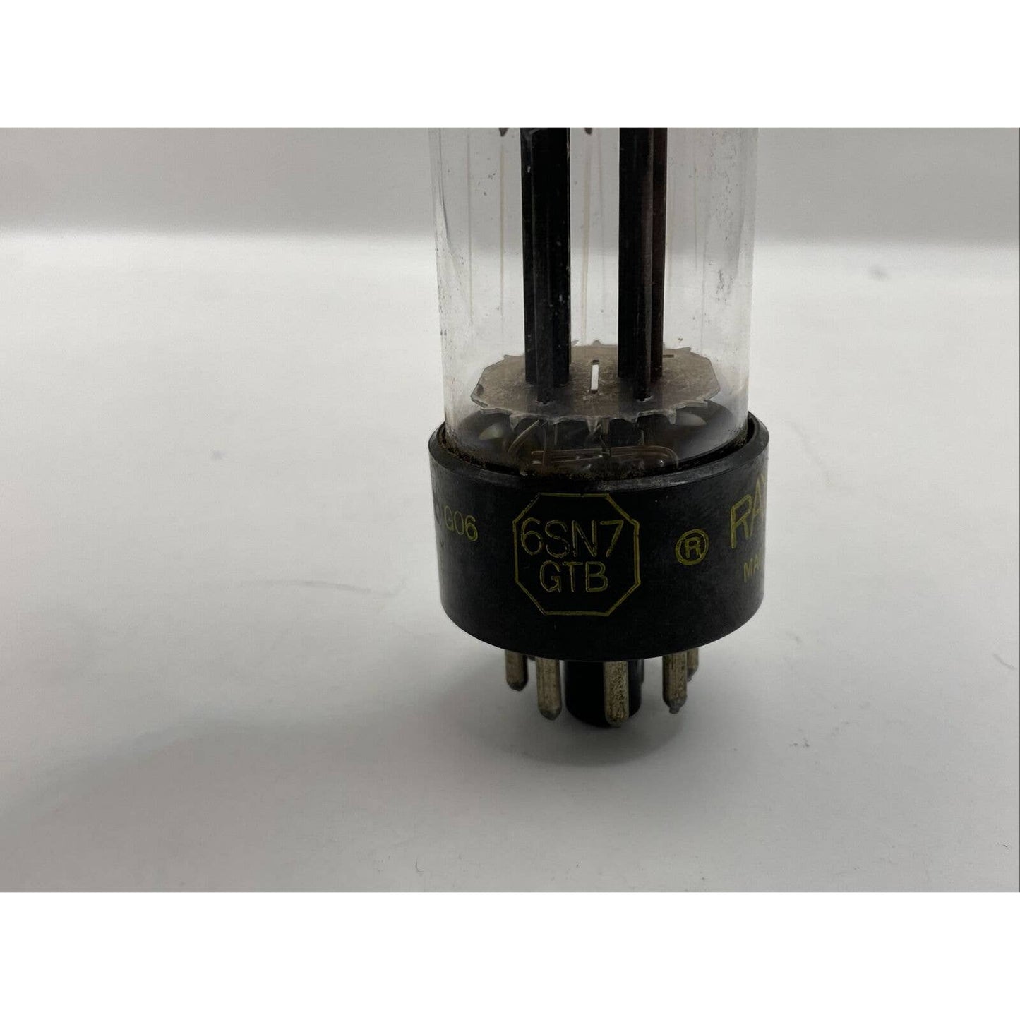 6SN7GTB Raytheon Vintage Vacuum Tubes - Amp Amplifier - Radio - Tested W Photos!