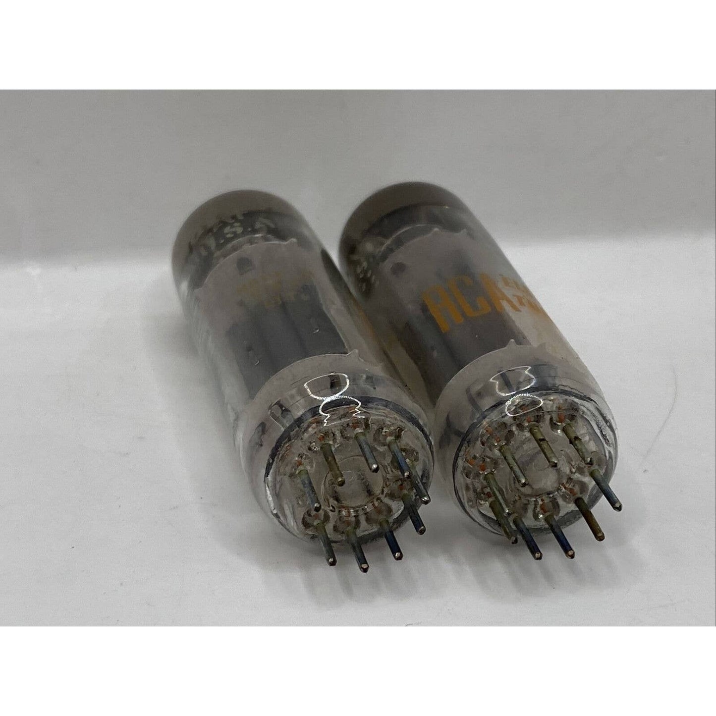 2 RCA 12AF3 Vacuum Tube Diode TV Valve - Tested With Photos!