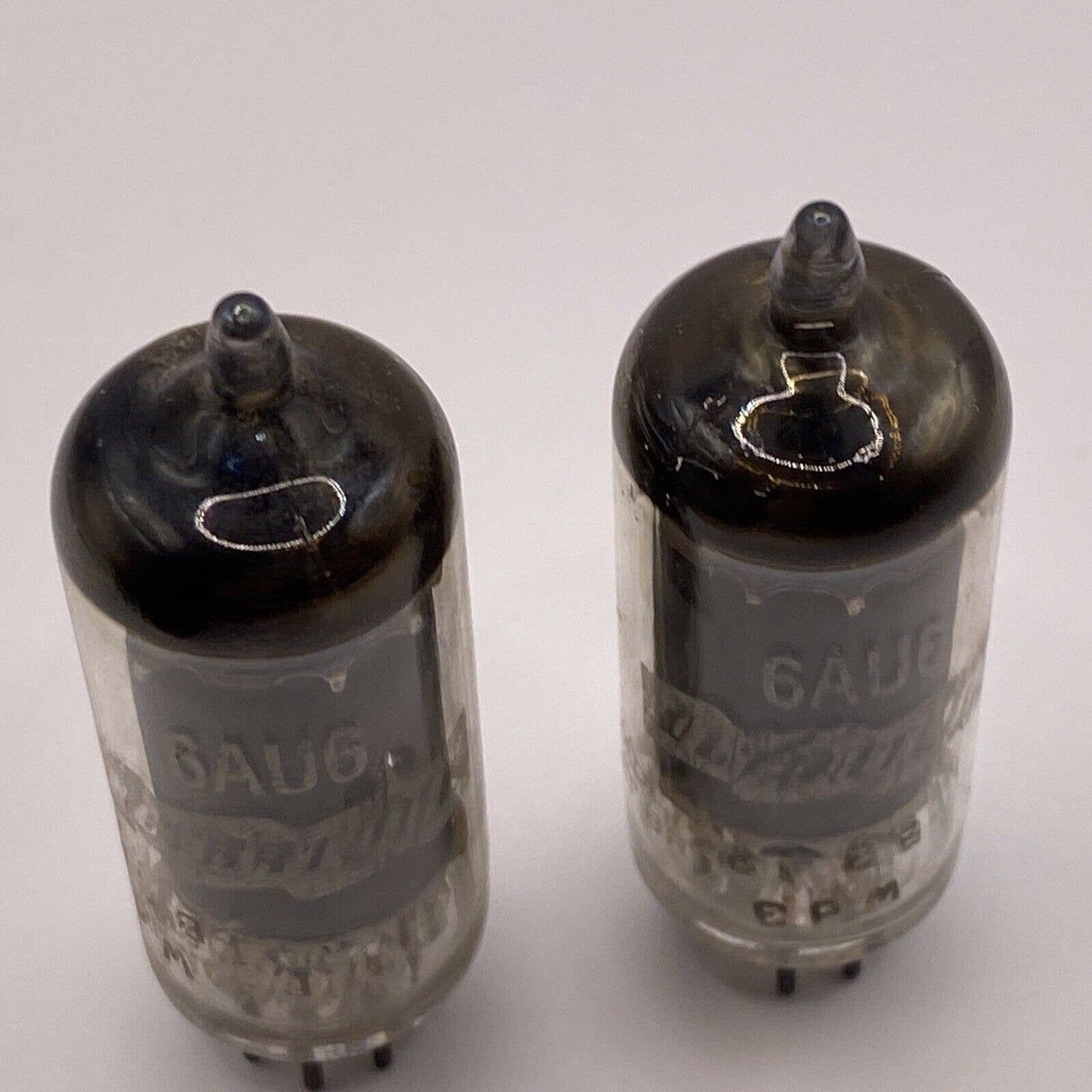 2 Vintage Ultratone 6AU6/CV2524 Vacuum Tubes Amplifier Valve - Tested W Photos!
