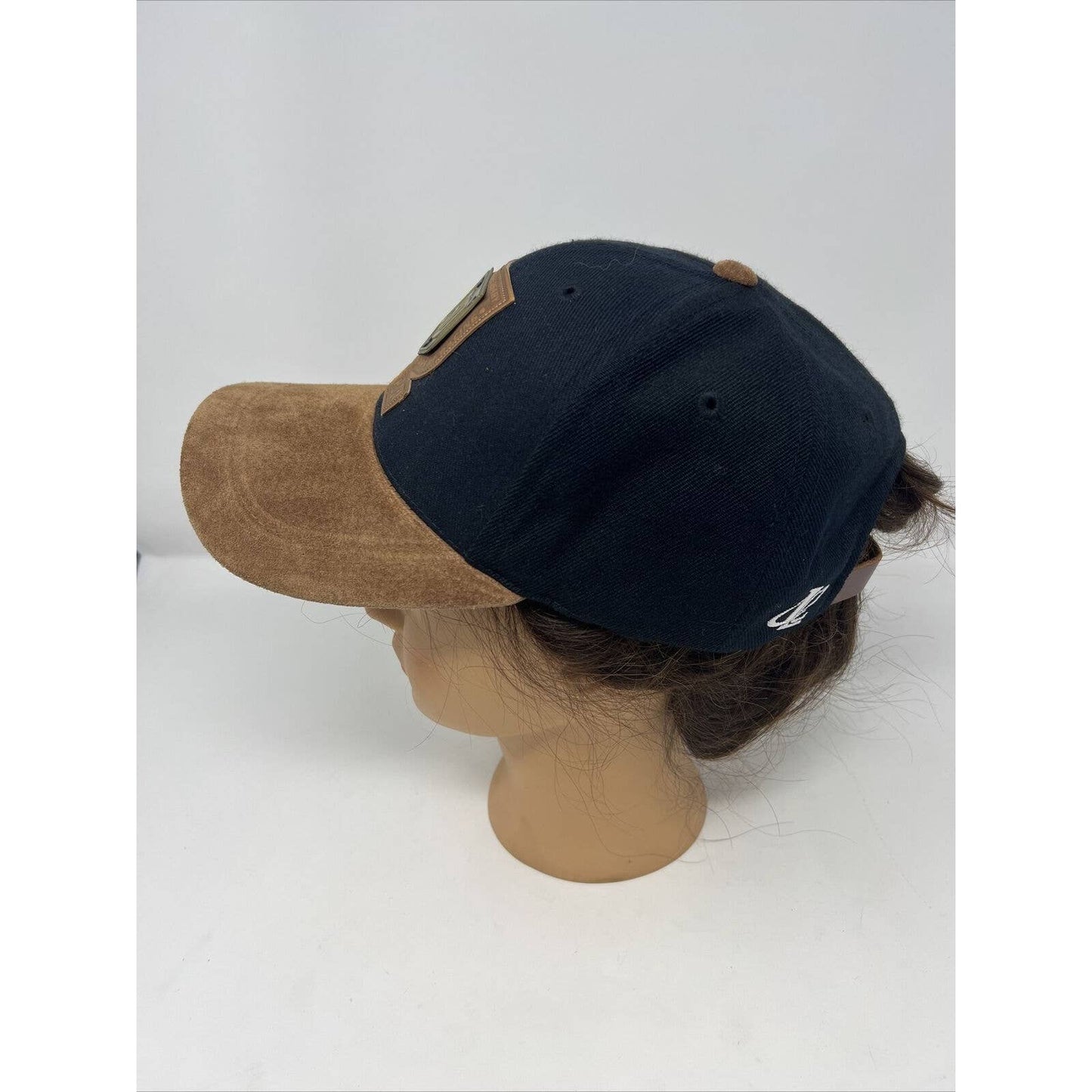 Vintage 1998 NASCAR 50th Anniversary Suede Leather Hat Rare Track Gear Racing