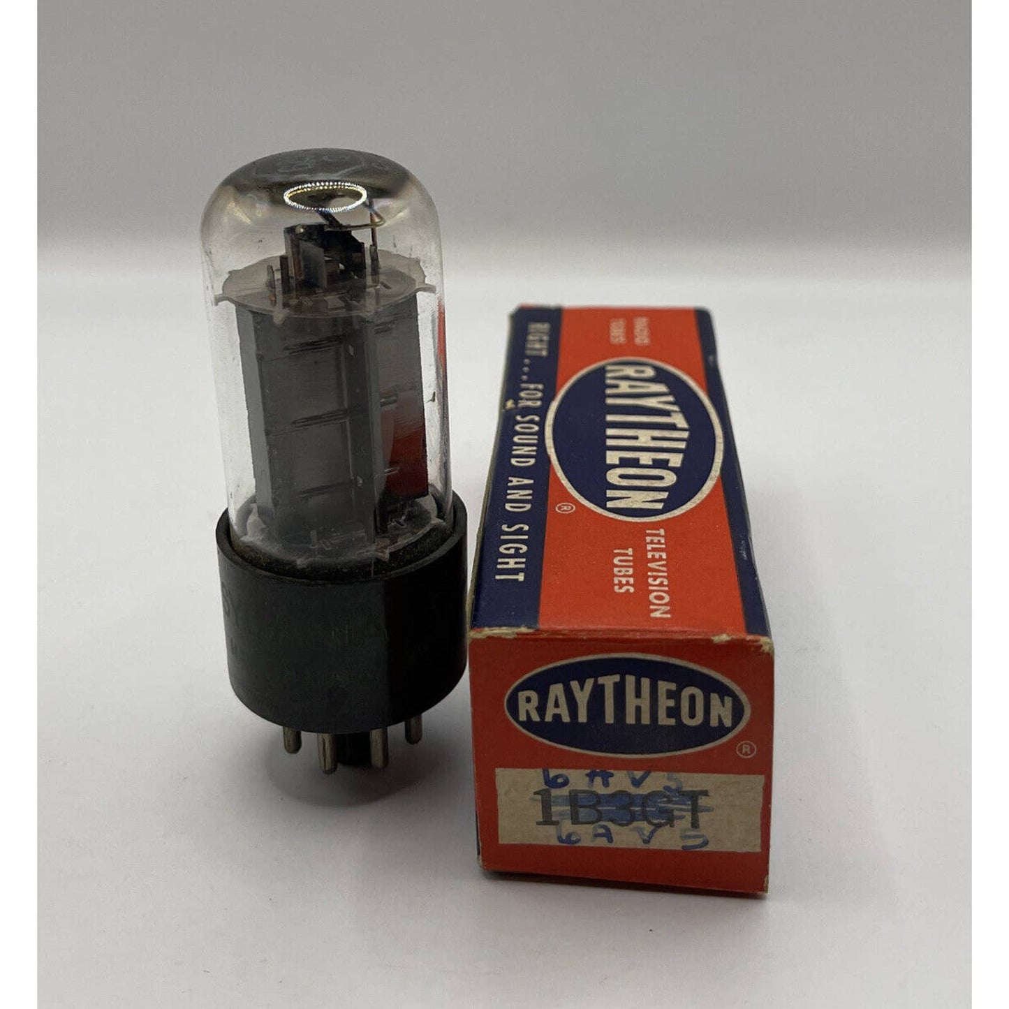 6AV5 Raytheon Electron/ Vacuum Tube 6AV5 w/ Box TESTED With Photos!