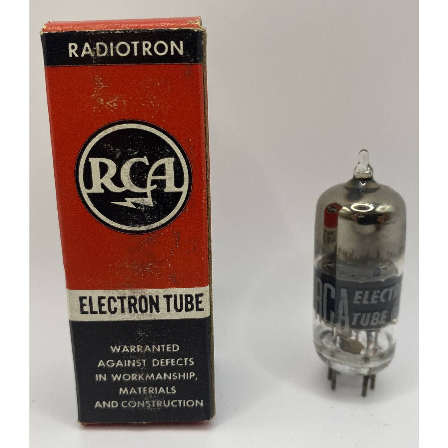 6BC5 NOS vacuum tube RCA pentode - Open Box New - Electron Tube - Untested