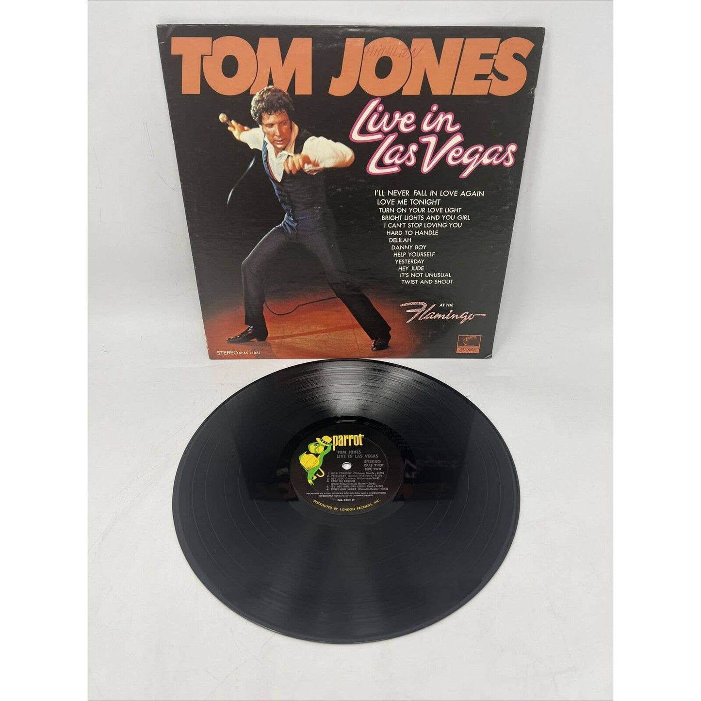 Tom Jones Live In Las Vegas At The Flamingo 1969 XPAS-71031 Vinyl 12'' Record