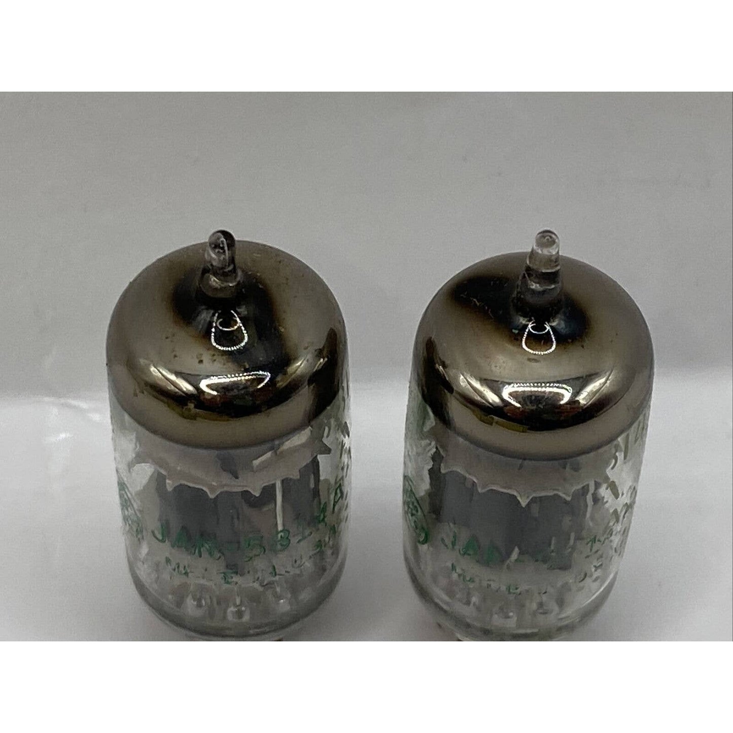 2 1966 SYLVANIA JHS-5814A HD MILITARY GRADE TUBES - Tested With Photos!