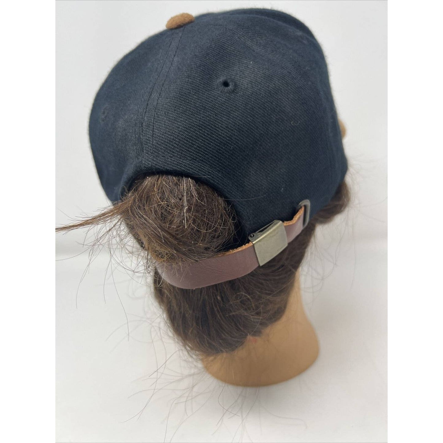 Vintage 1998 NASCAR 50th Anniversary Suede Leather Hat Rare Track Gear Racing