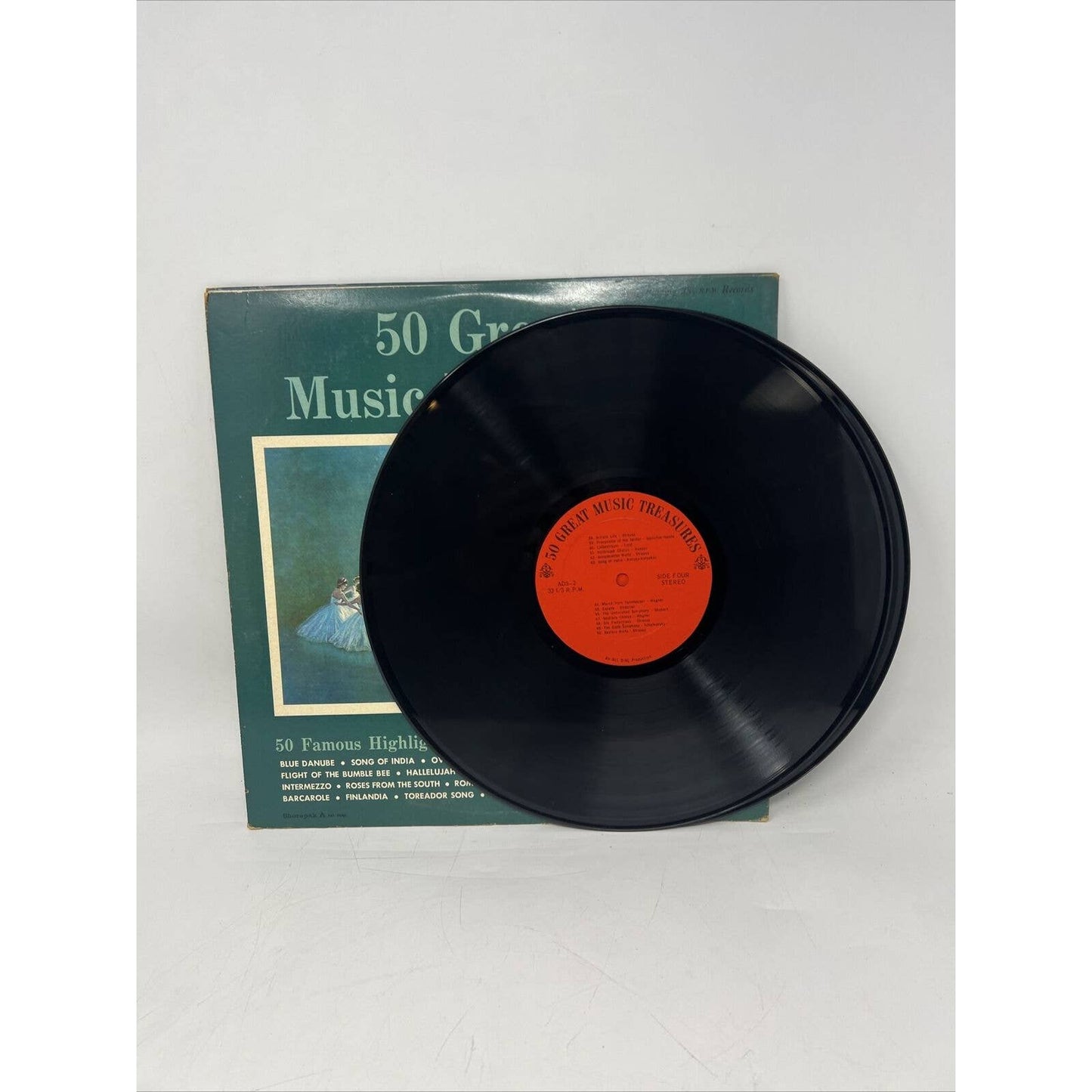 50 Great Music Treasures - Operas Symphonies & Ballet 33 LP 2 Vinyl Records