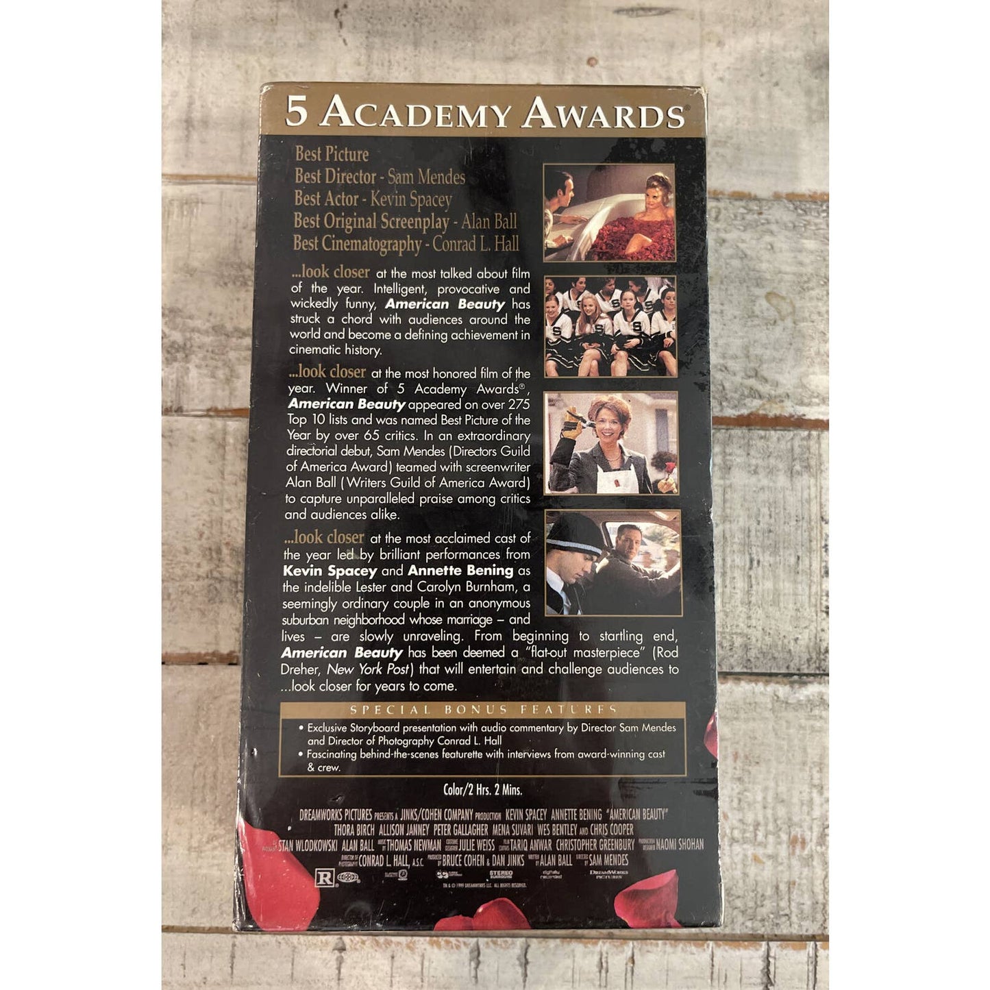 American Beauty Awards Edition Benning Spacey 2-Tape Set VHS Free Shipping