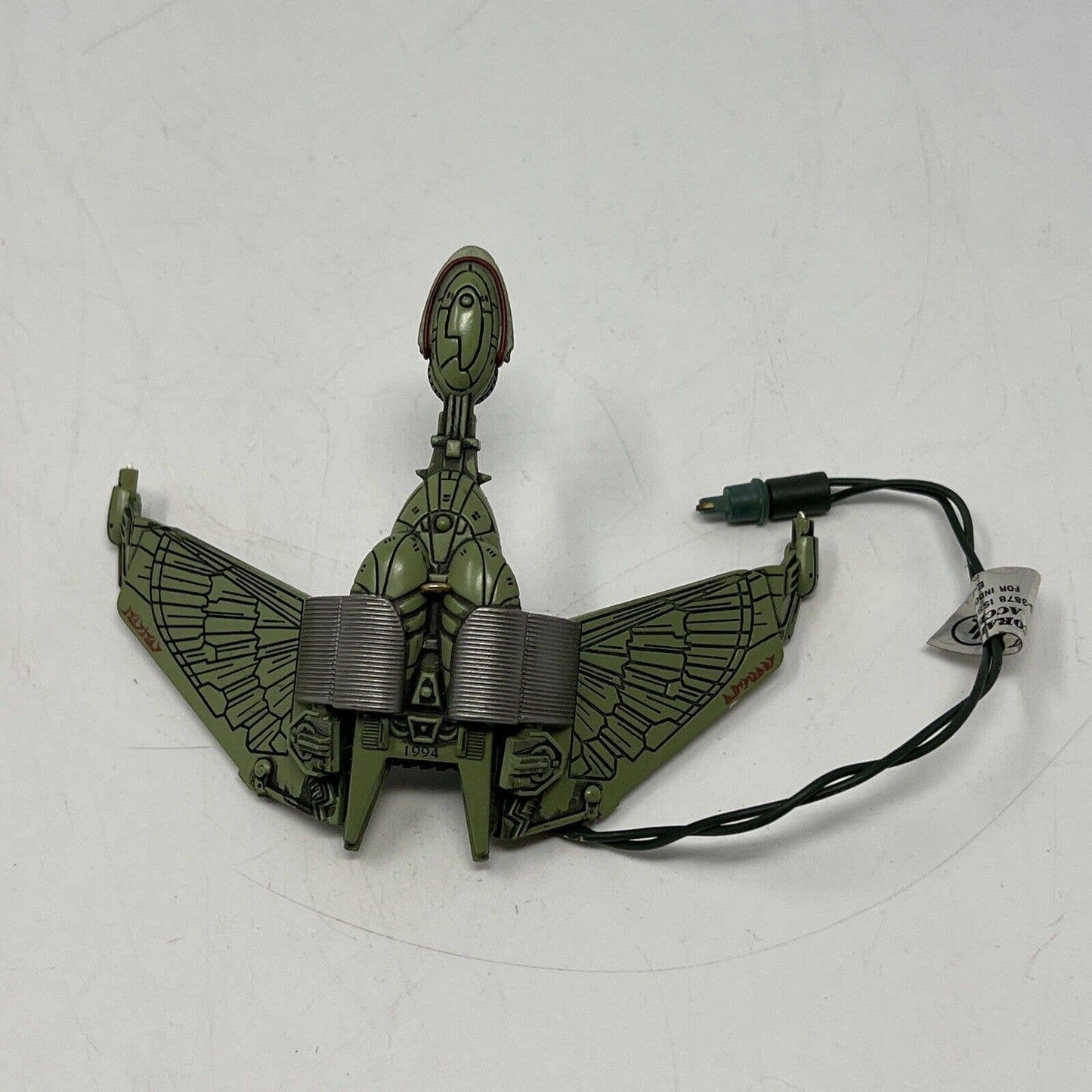 Hallmark Magic Ornament Klingon Bird Of Prey Star Trek Next Generation 1997