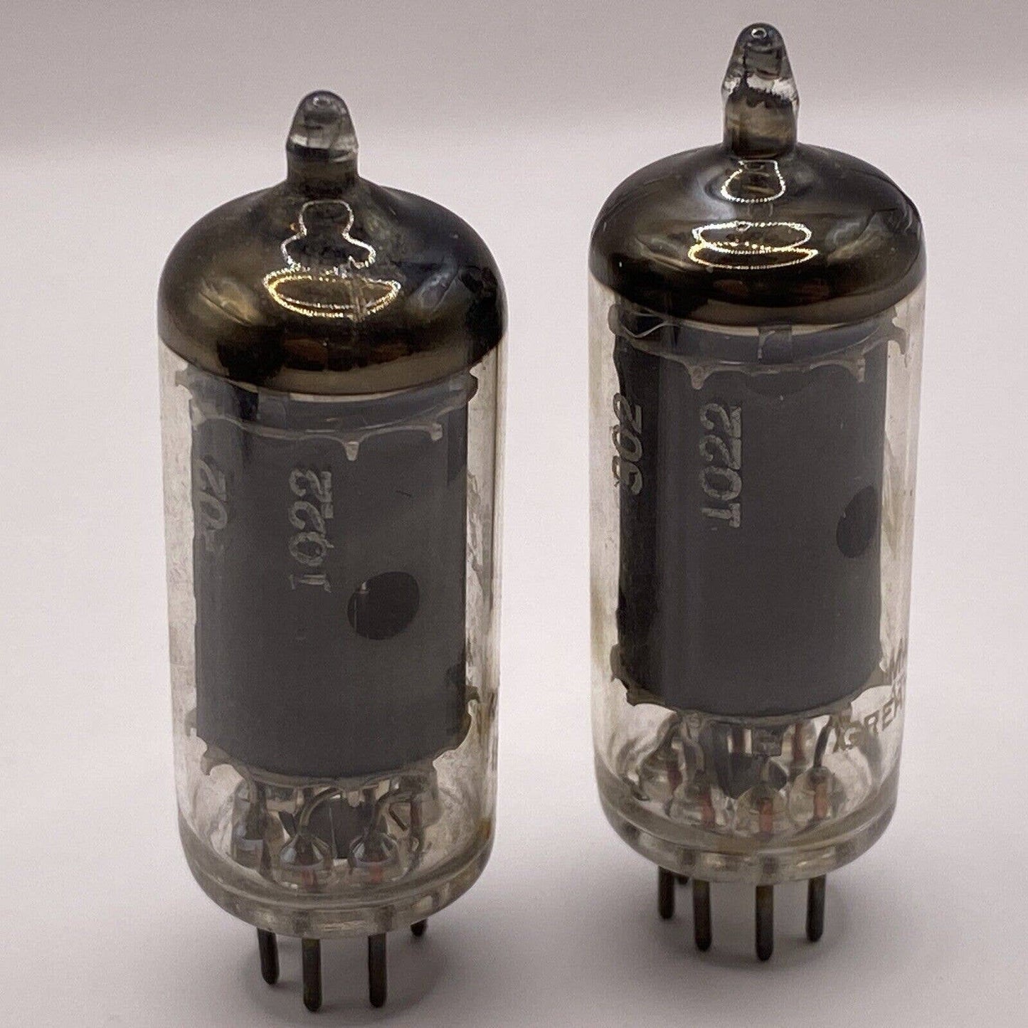 2 Vintage Ultratone 6AU6/CV2524 Vacuum Tubes Amplifier Valve - Tested W Photos!