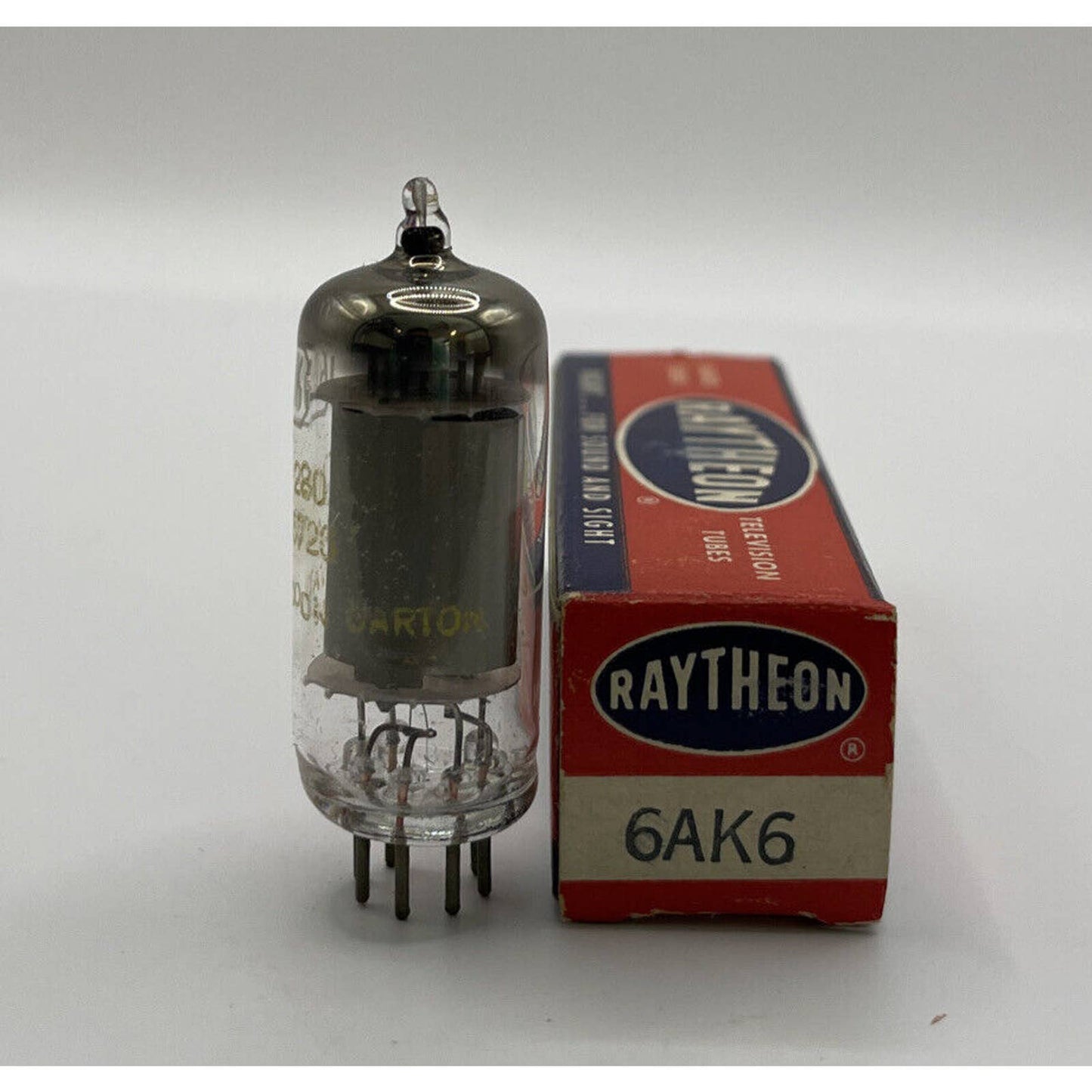 Raytheon 6AK6 Vacuum Tube NOS Radio Amplifier Valve