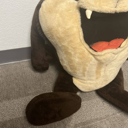 Super Rare 1992 Warner Bros Looney Tunes Taz Tasmanian Devil Jumbo Plush Doll