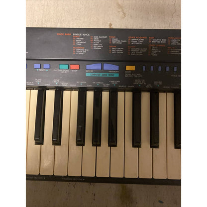 YAMAHA PSR-2 Portable Electronic Keyboard With AC Adapter 100 VB Tested Works